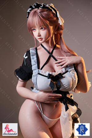 Vanille -sekspop (Bezlya Doll 155cm H-Kupa 2.1 Silicone)