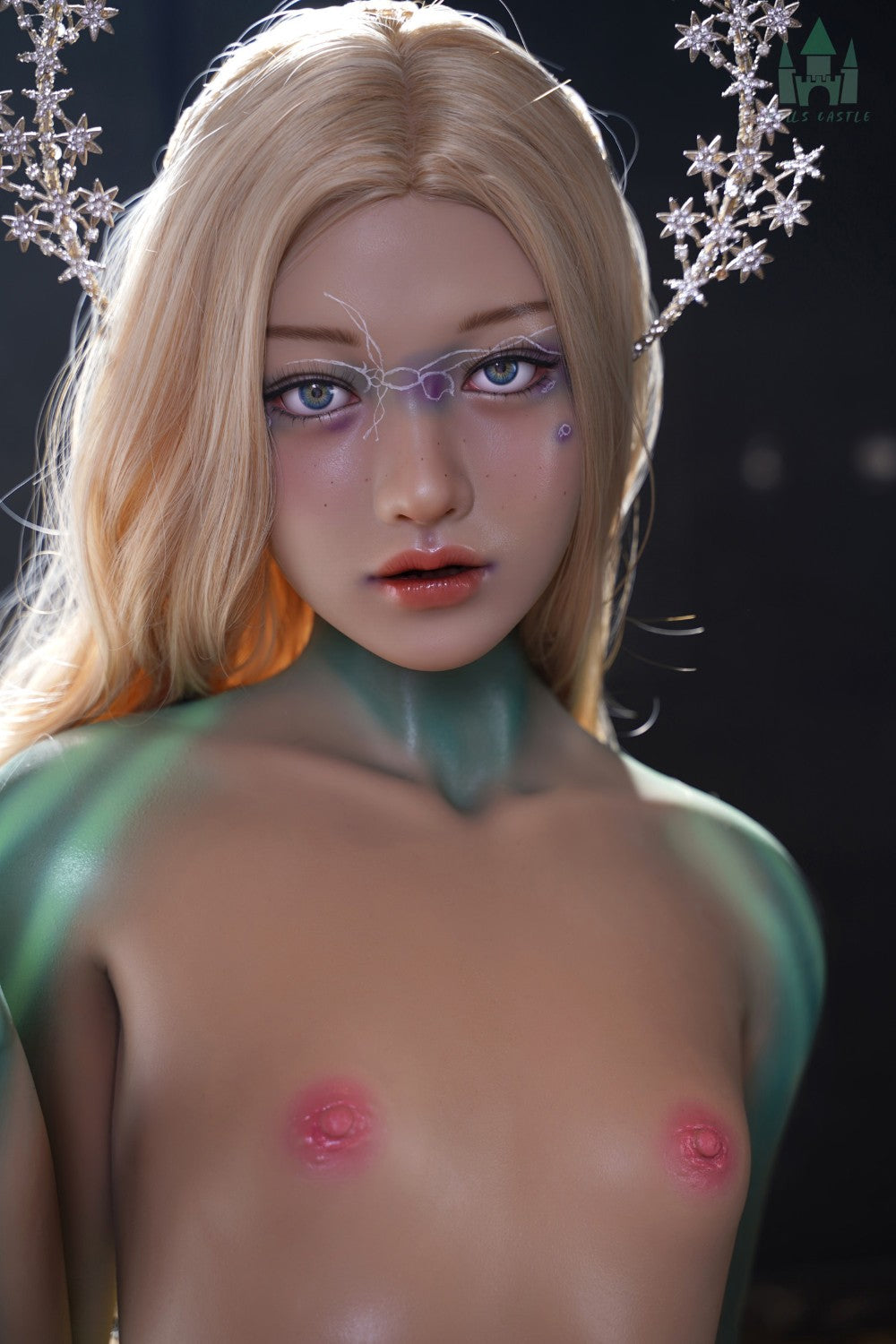 Carny-sekspop (Dolls Castle 168 cm A-cup #S10 siliconen)