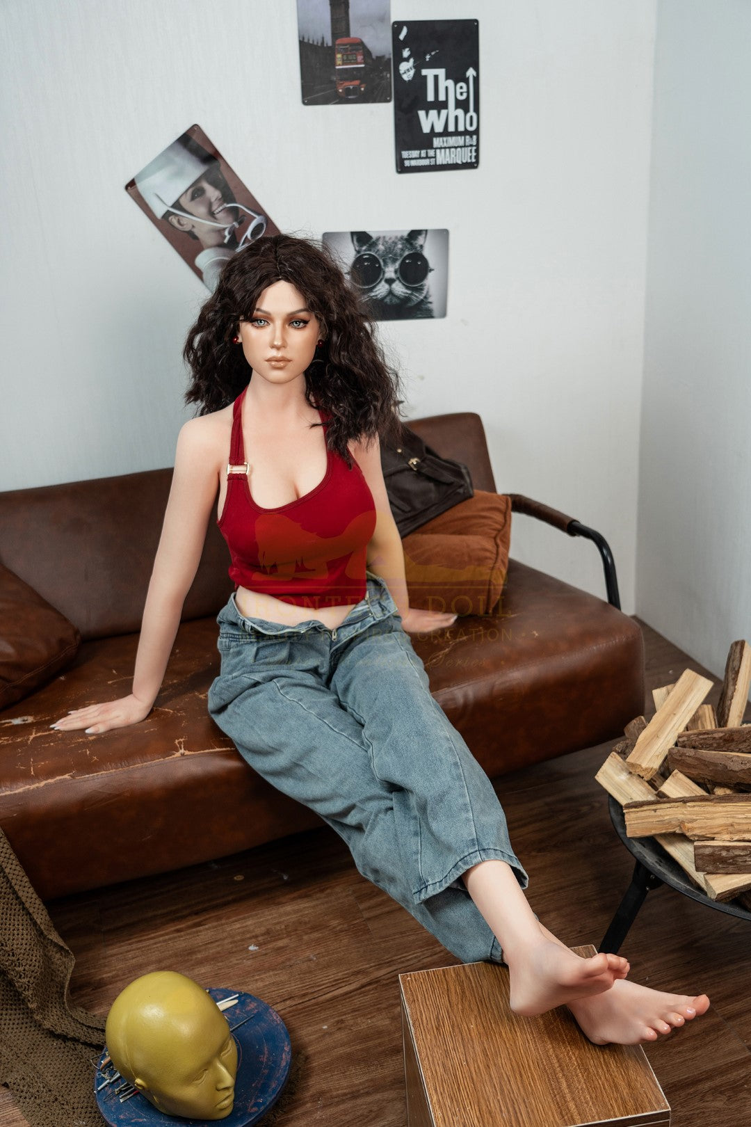 Flora sekspop (Irontech Doll 166 cm C-cup S38 siliconen)