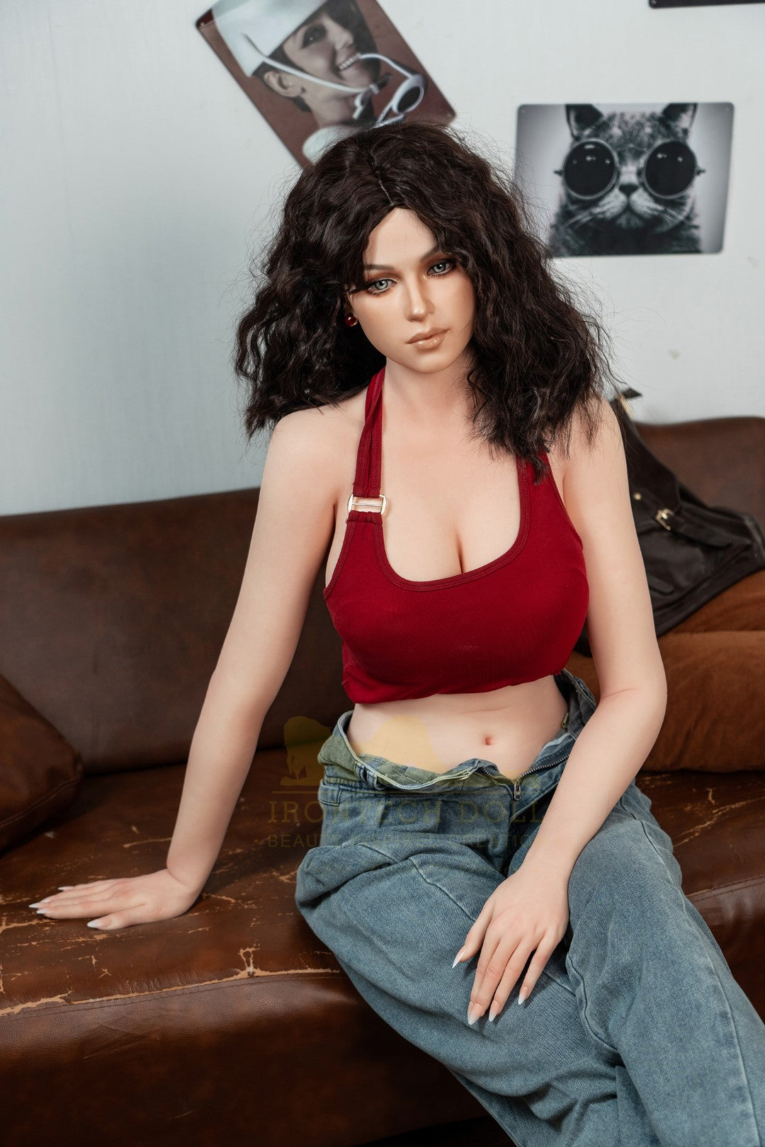 Flora sekspop (Irontech Doll 166 cm C-cup S38 siliconen)