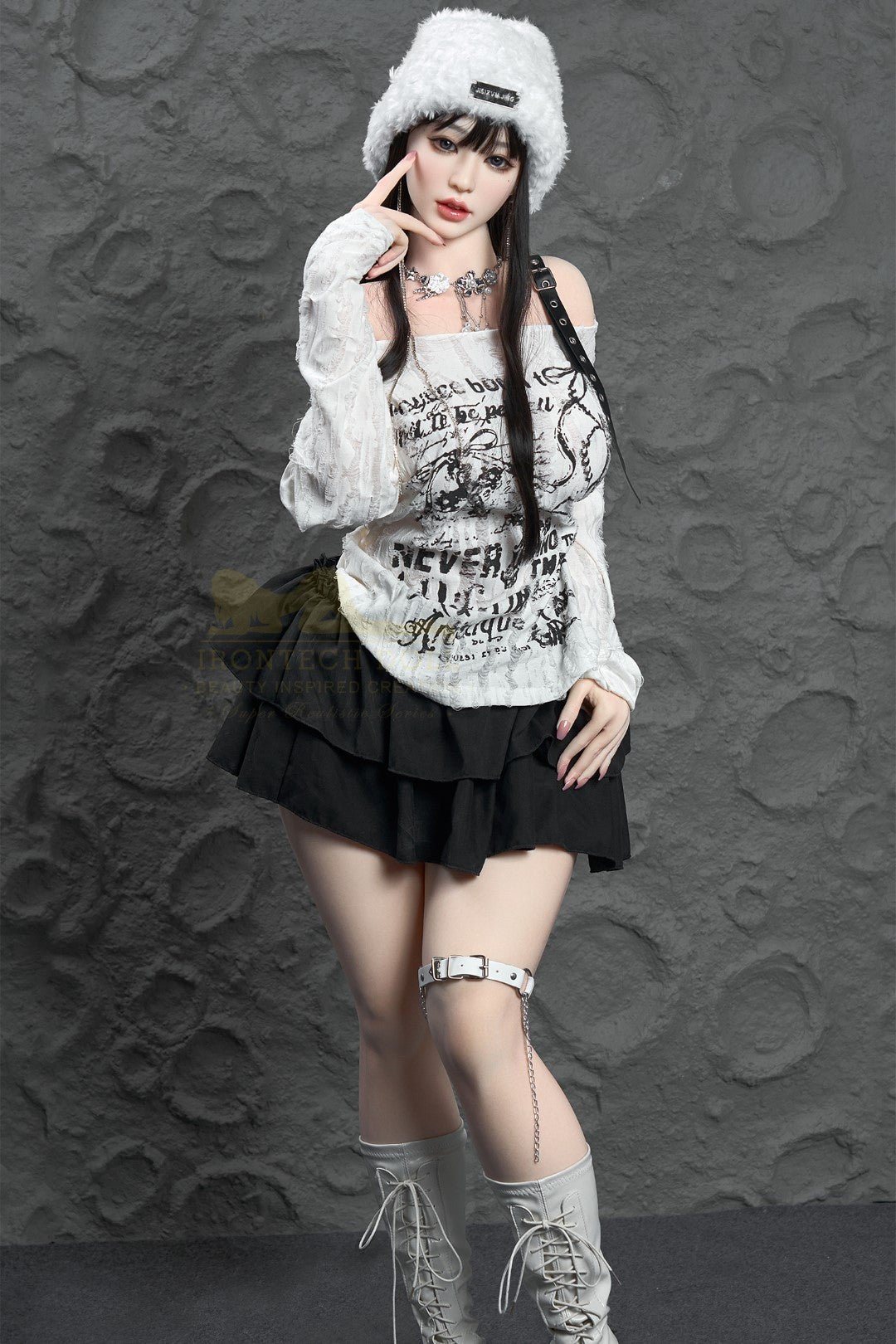 Yuna-sekspop (Irontech Doll 165 cm F-cup T1-1 siliconen)