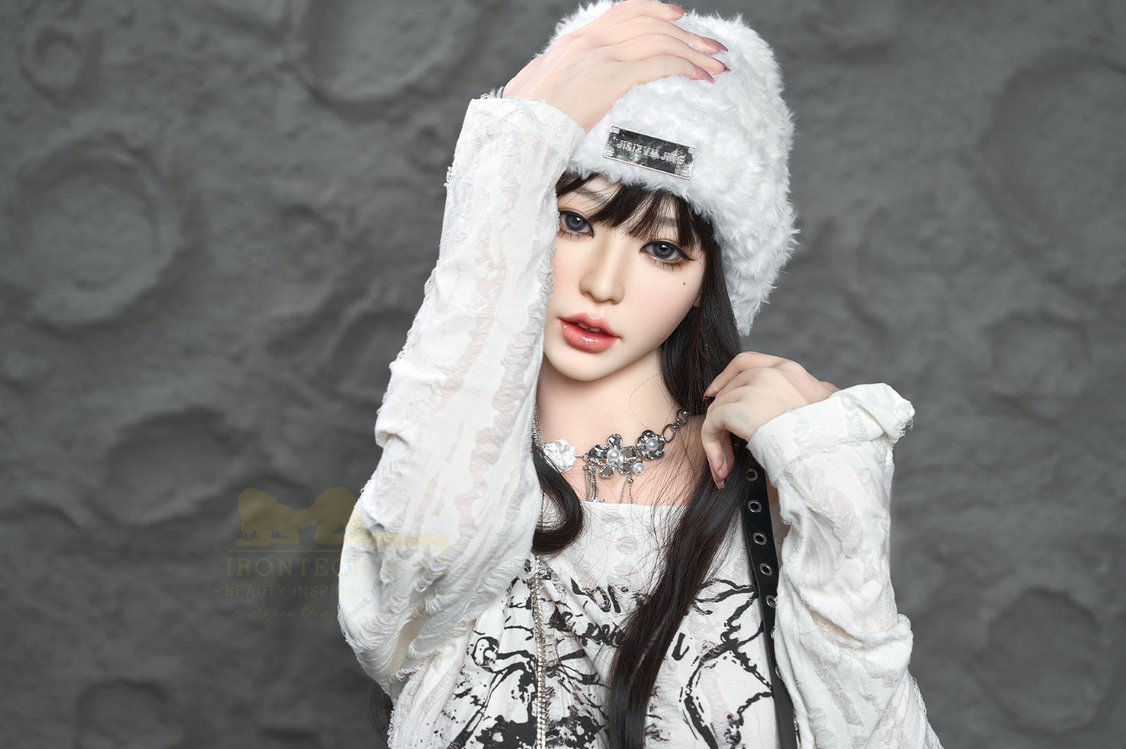 Yuna-sekspop (Irontech Doll 165 cm F-cup T1-1 siliconen)