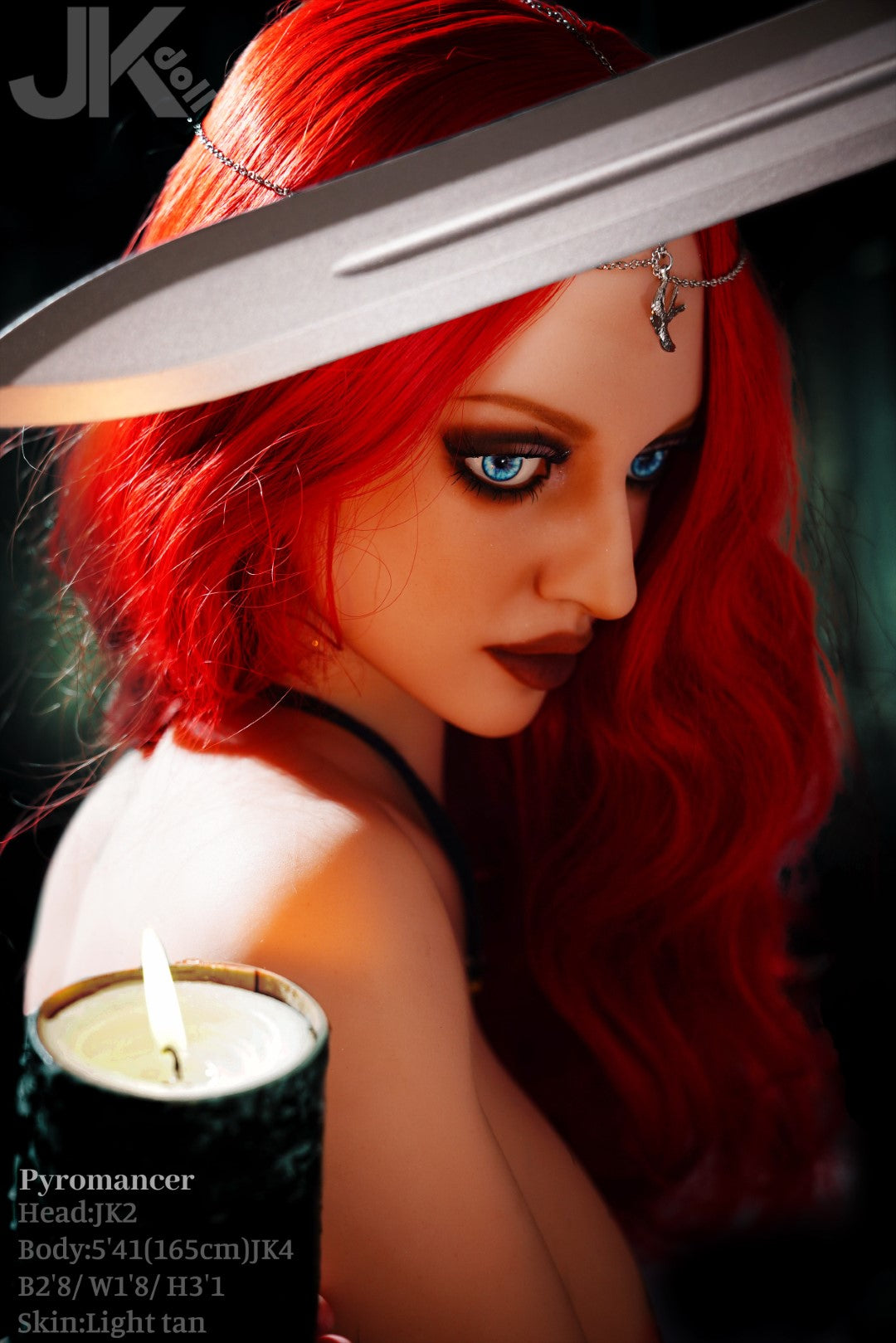 Pyromancer-sekspop (JK-Doll 165 cm D-cup JK2 TPE)