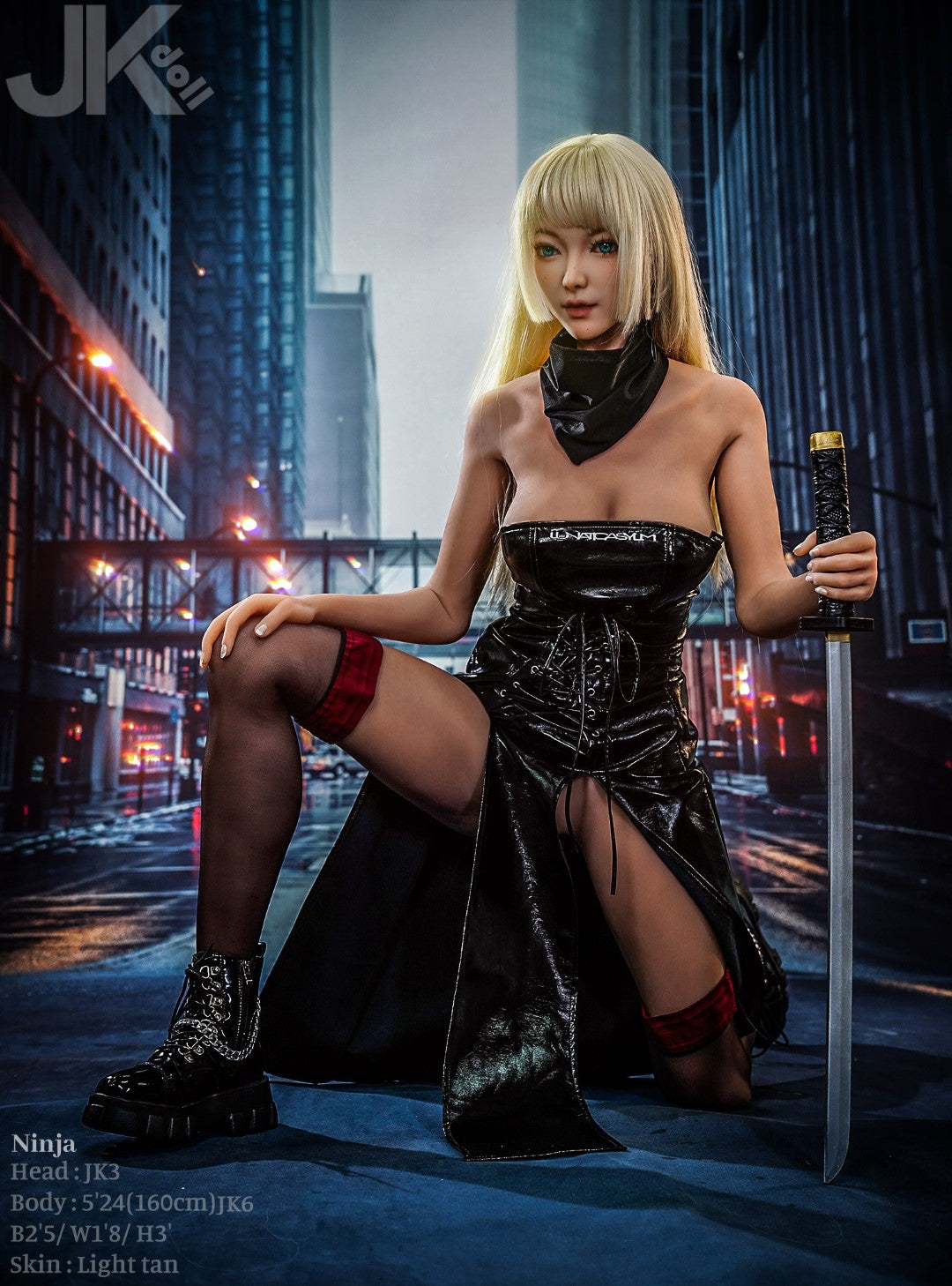 Ninja-sekspop (JK-Doll 160 cm D-cup JK3 TPE)