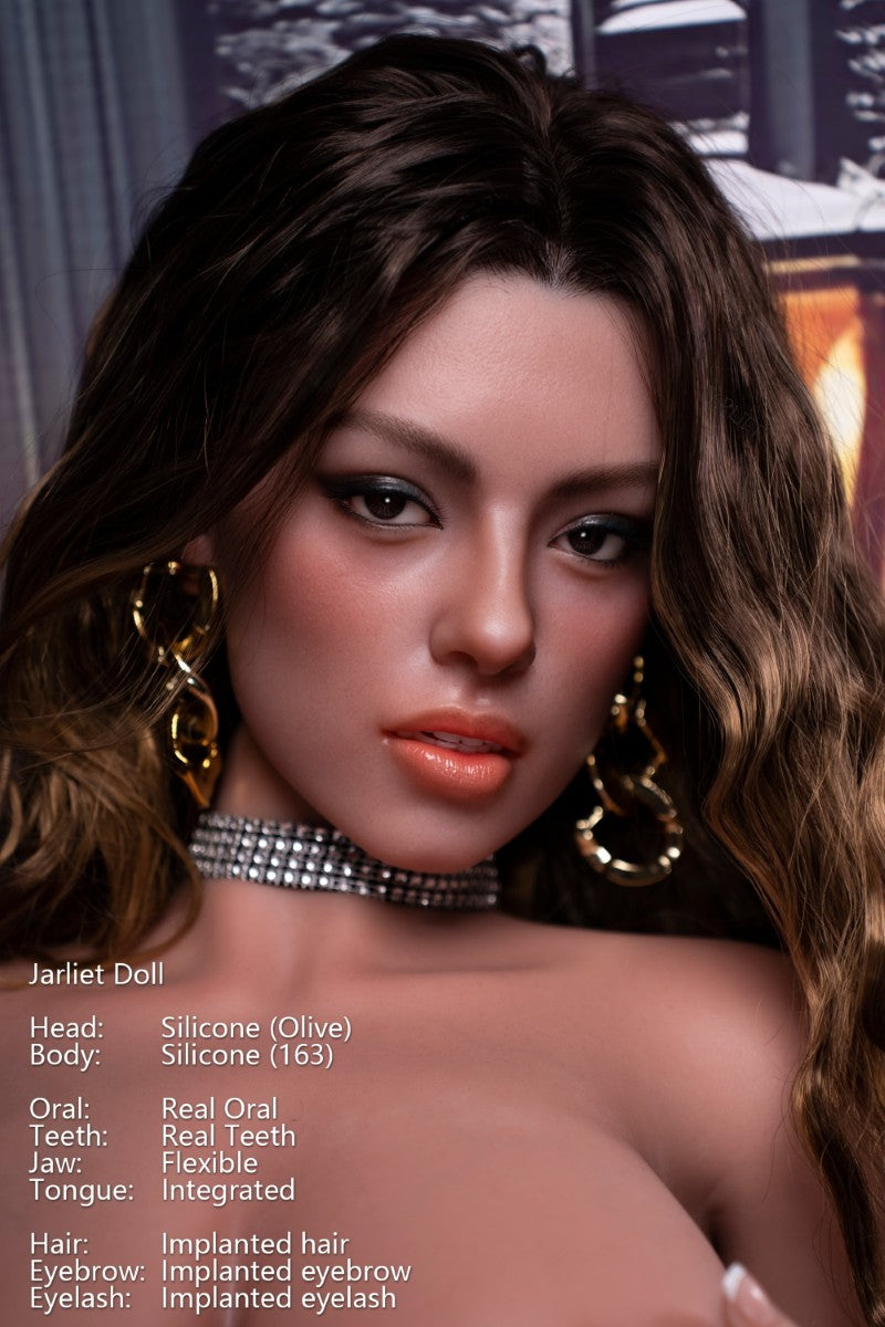 Olijf sekspop (Jarliet 163 cm D-cup siliconen)