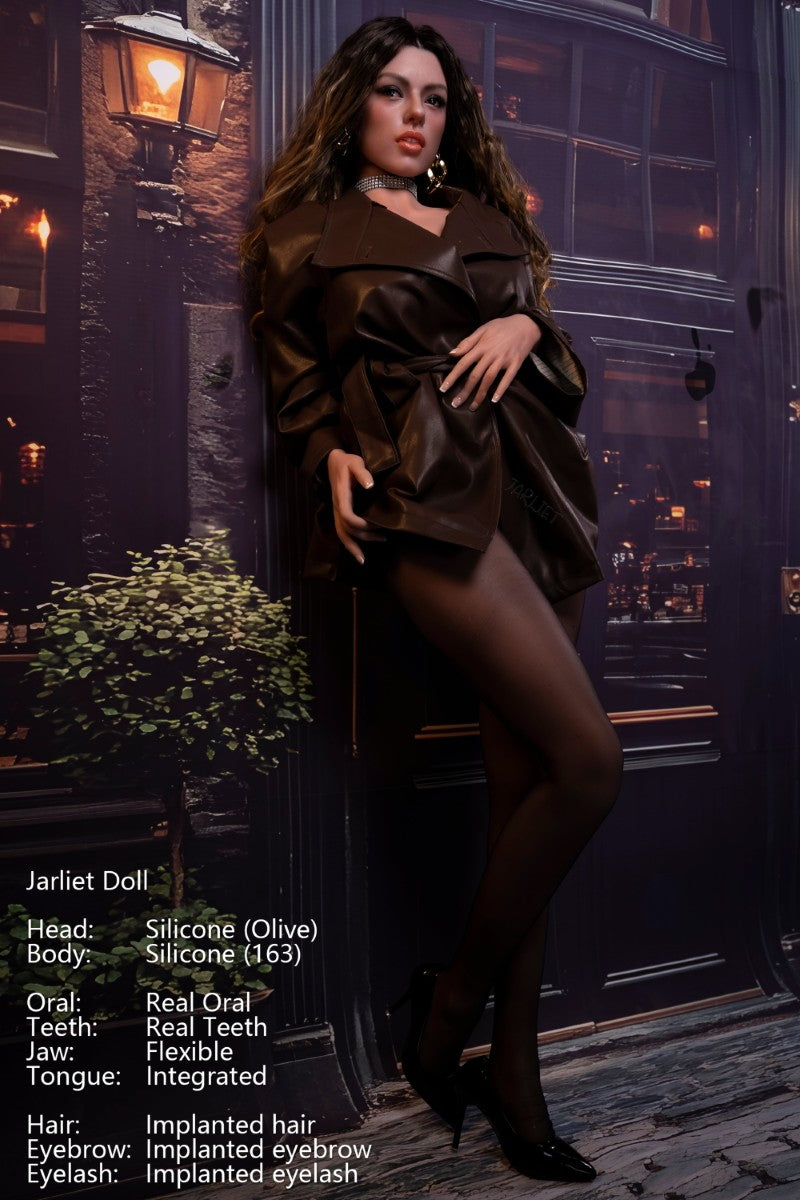 Olijf sekspop (Jarliet 163 cm D-cup siliconen)
