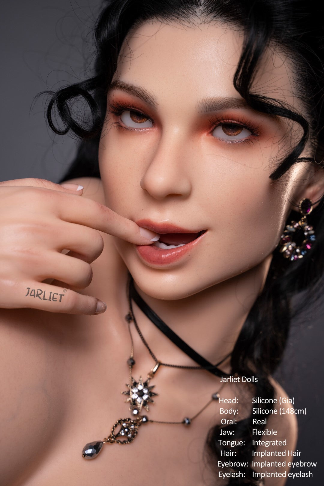 Gia-sekspop (Jarliet 148 cm E-cup siliconen)