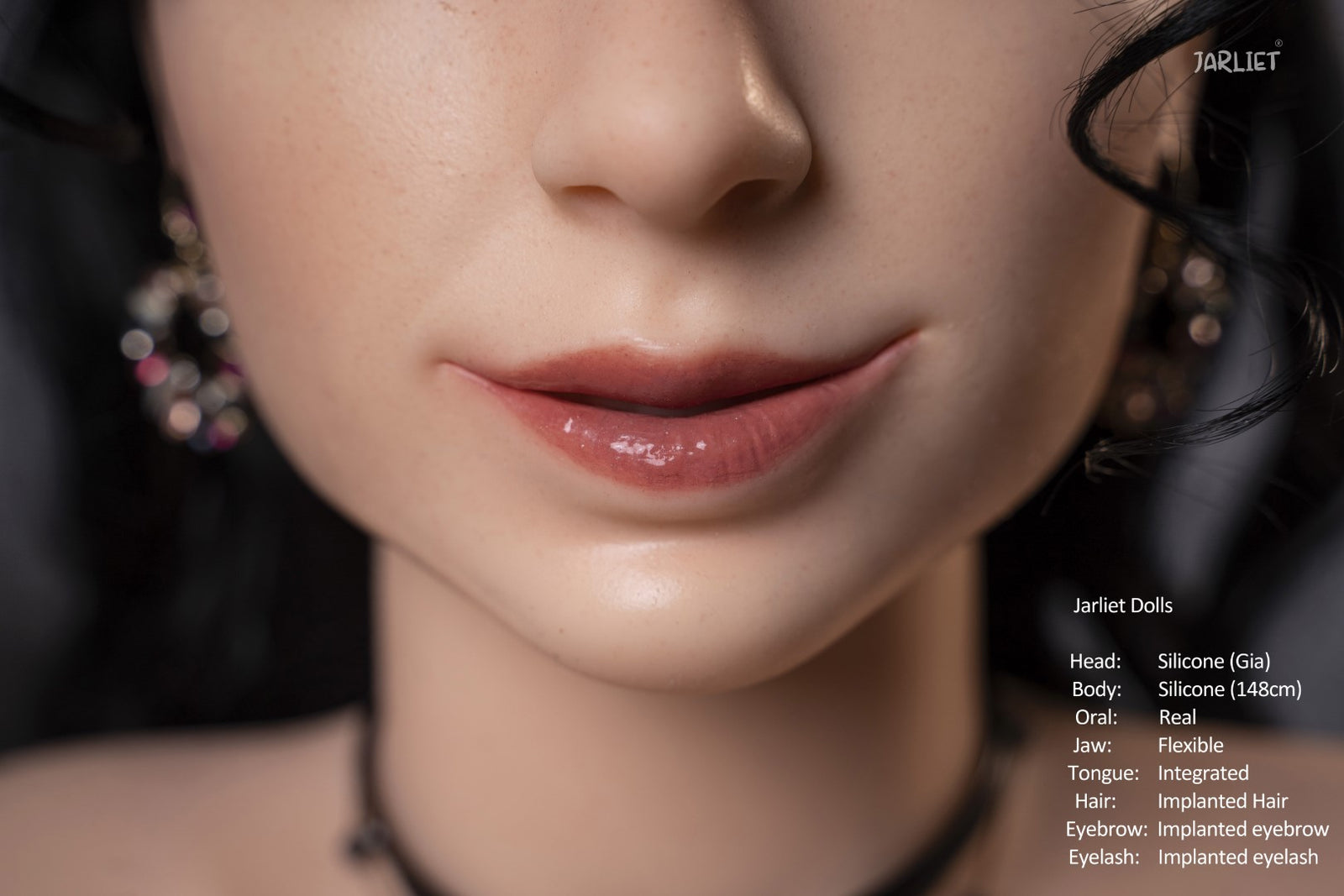 Gia-sekspop (Jarliet 148 cm E-cup siliconen)