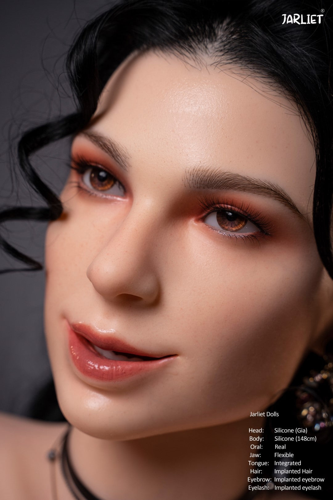 Gia-sekspop (Jarliet 148 cm E-cup siliconen)