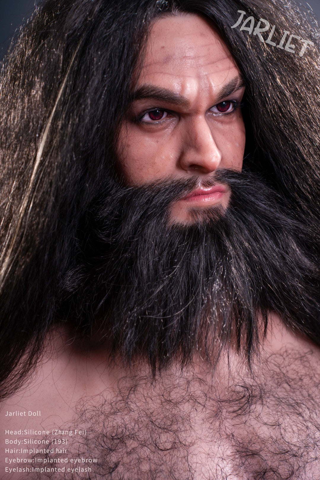 Male Sex doll Zhang Fei from Jarliet - 193 cm Realistic Doll with Muscular body