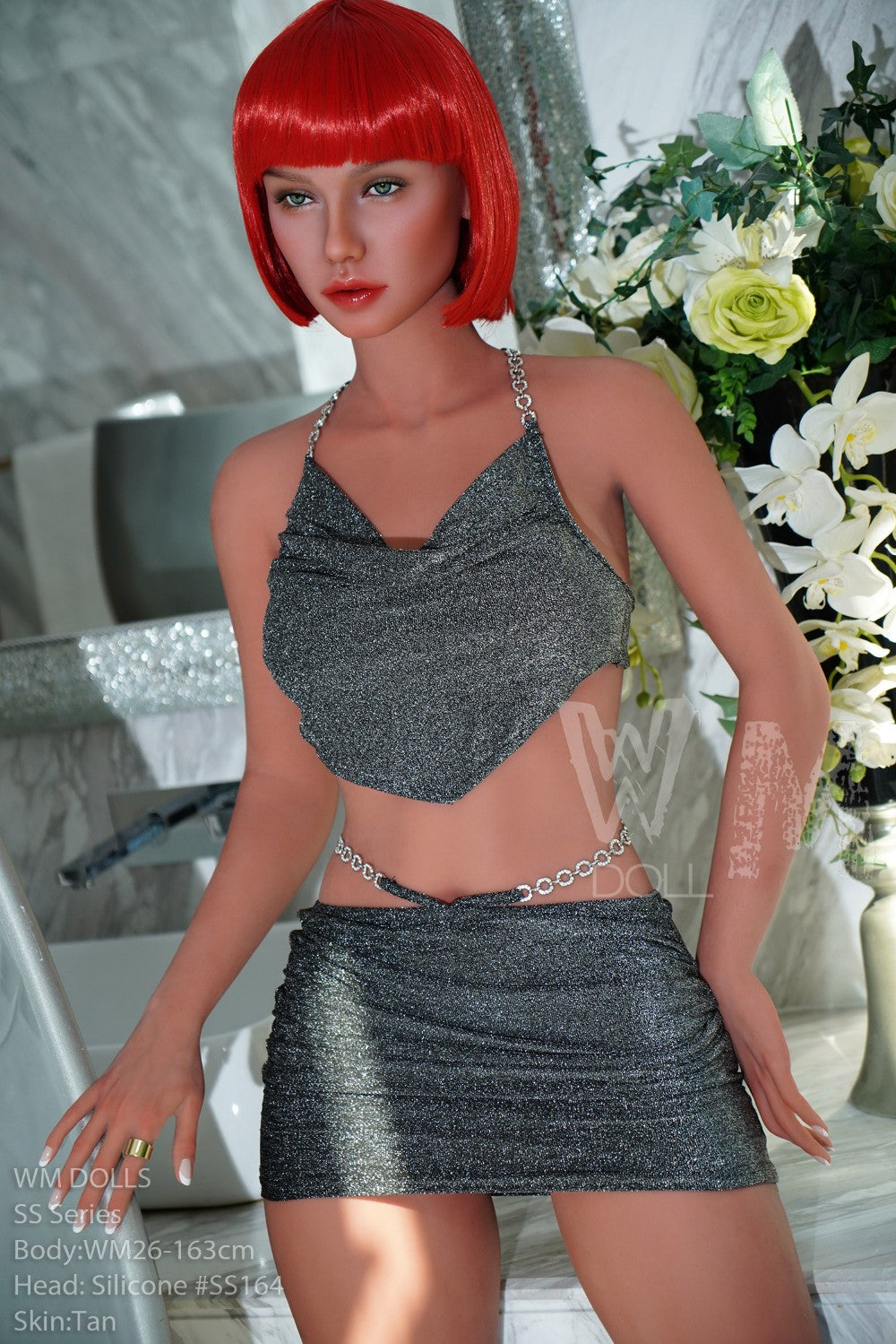 Tess-sekspop (WM-Doll 163 cm D-cup #SS164 TPE+siliconen)