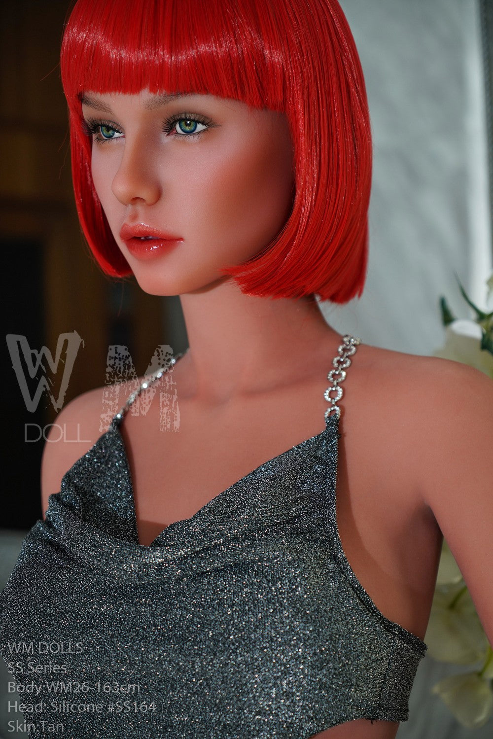 Tess-sekspop (WM-Doll 163 cm D-cup #SS164 TPE+siliconen)