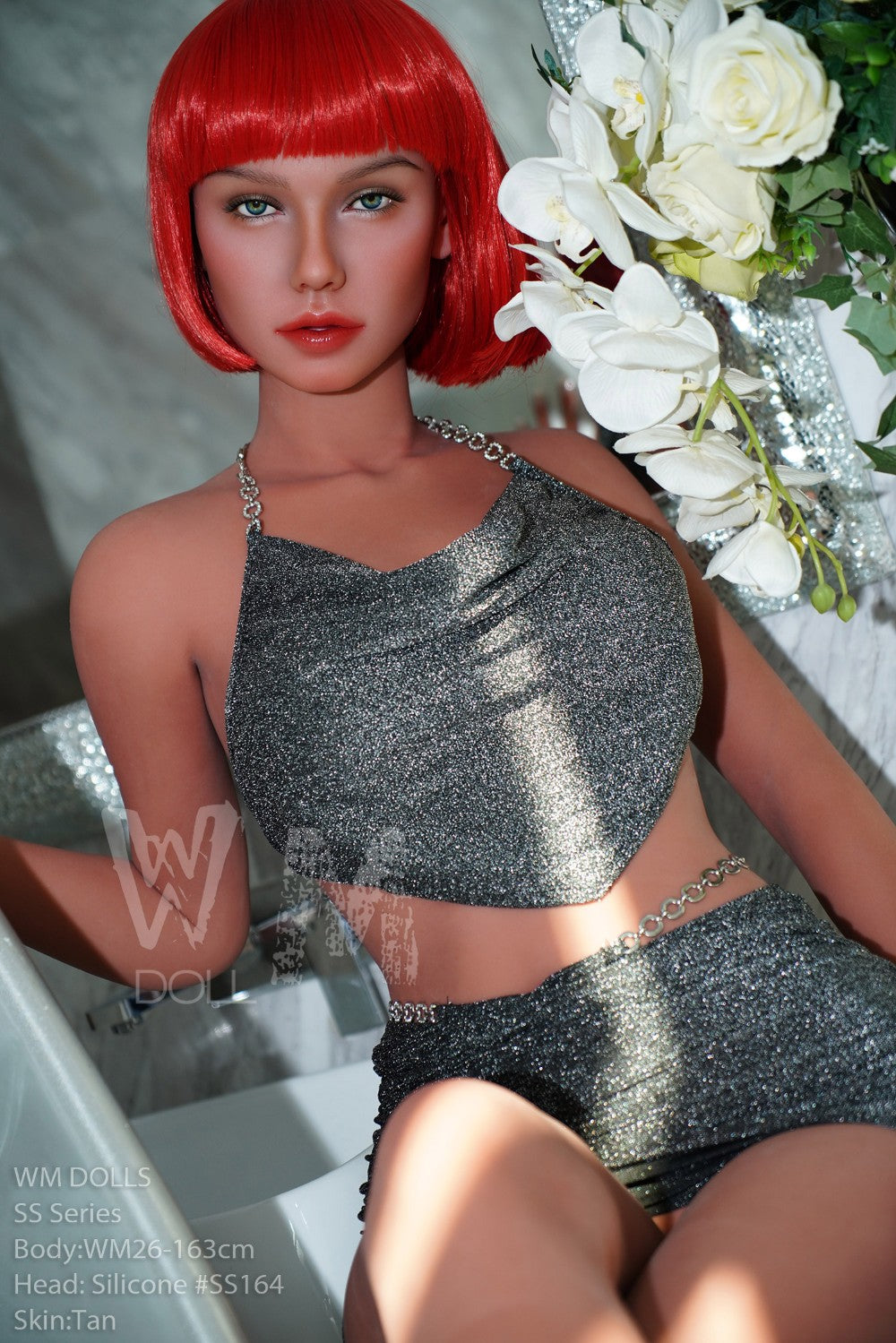 Tess-sekspop (WM-Doll 163 cm D-cup #SS164 TPE+siliconen)