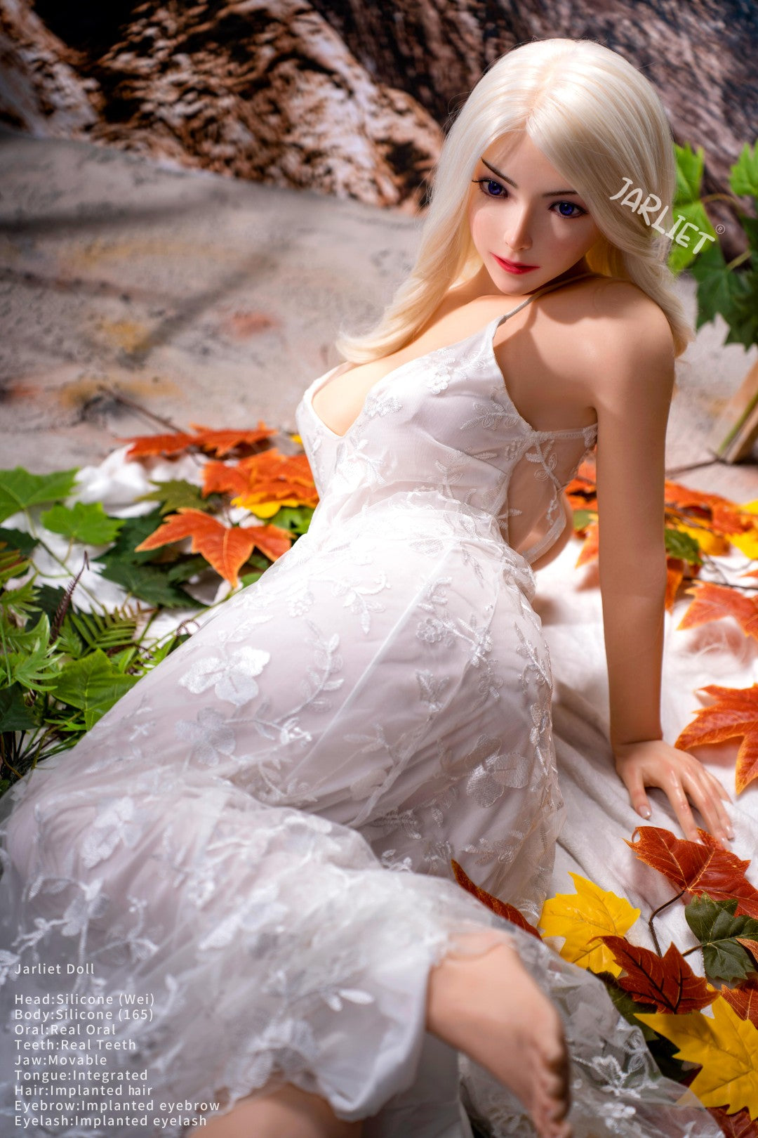 Wei-sekspop (Jarliet 165 cm C-cup siliconen)