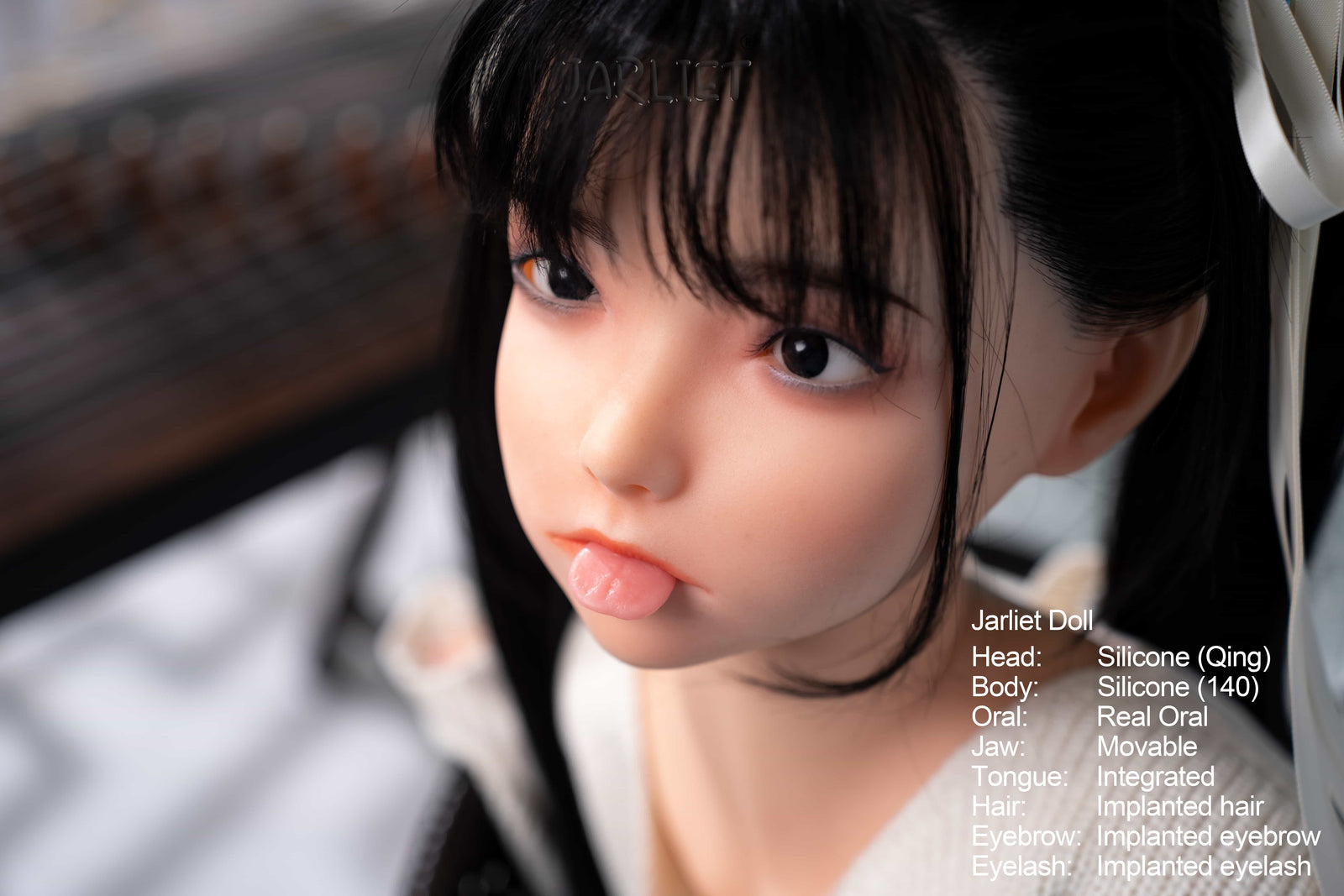 Qing-sekspop (Jarliet 140 cm C-cup siliconen)