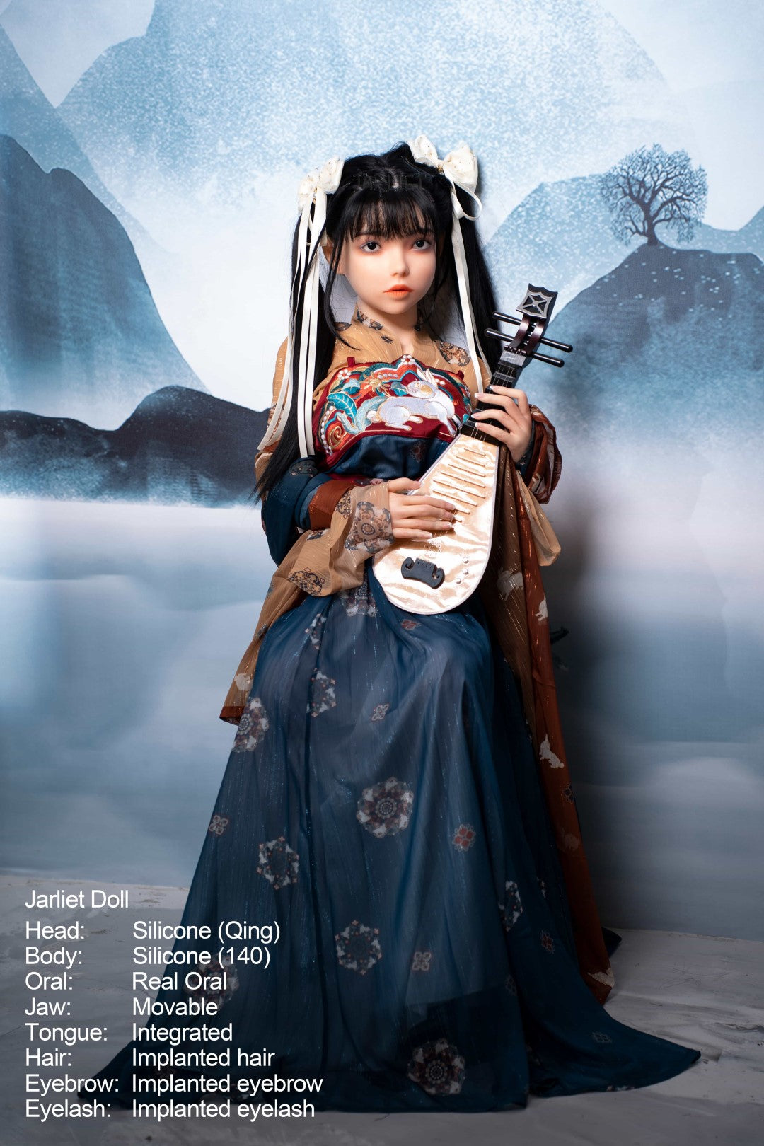 Qing 2 sekspop (Jarliet 140 cm C-cup siliconen)