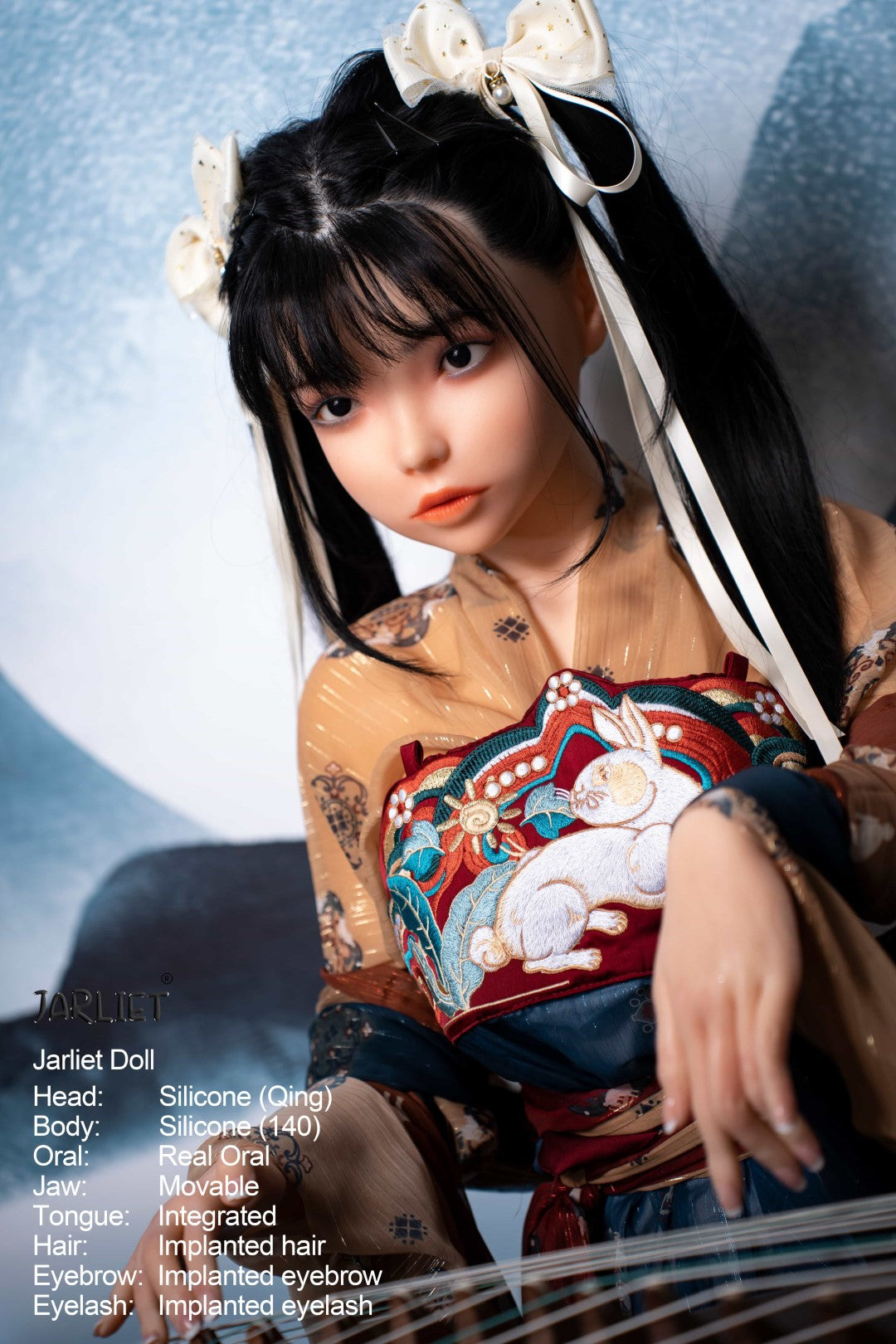 Qing 2 sekspop (Jarliet 140 cm C-cup siliconen)