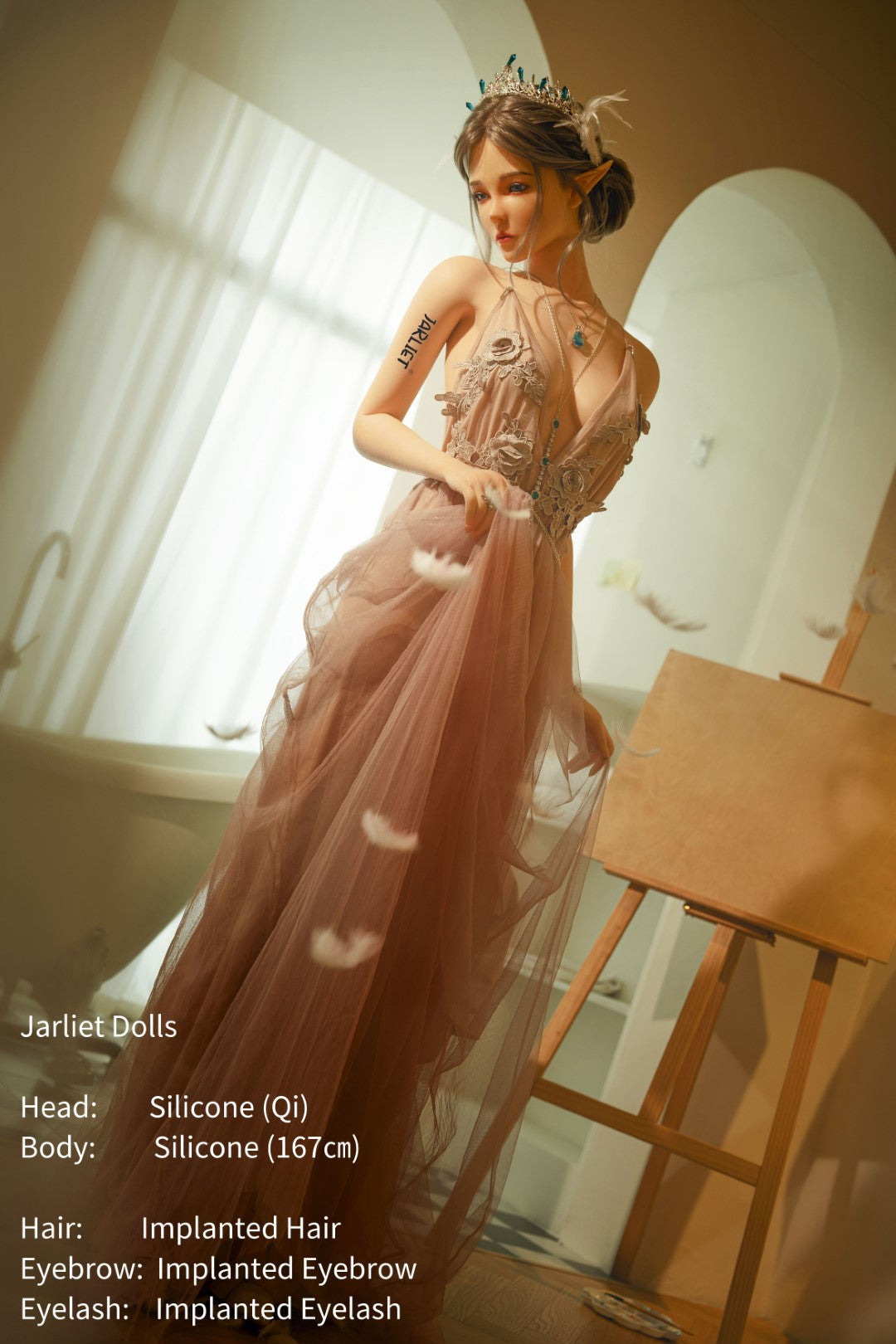 Qi Sex doll (Jarliet 167cm B-cup silicone)