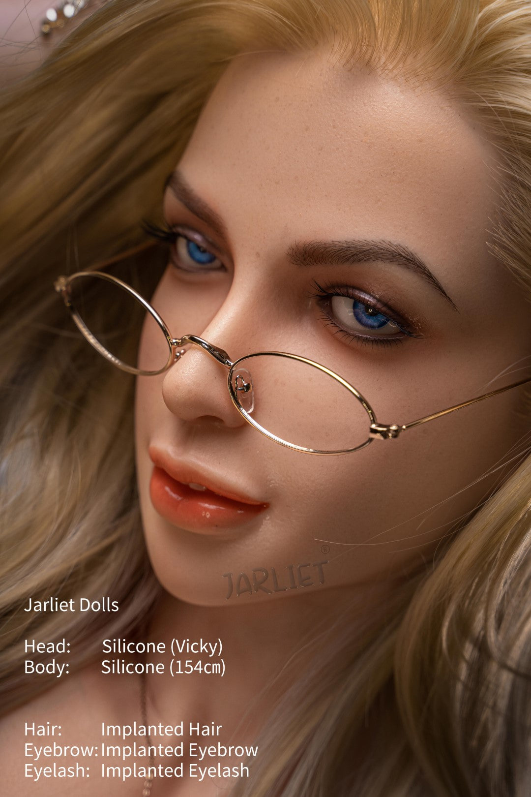 Vicky sekspop (Jarliet 154 cm C-cup siliconen)
