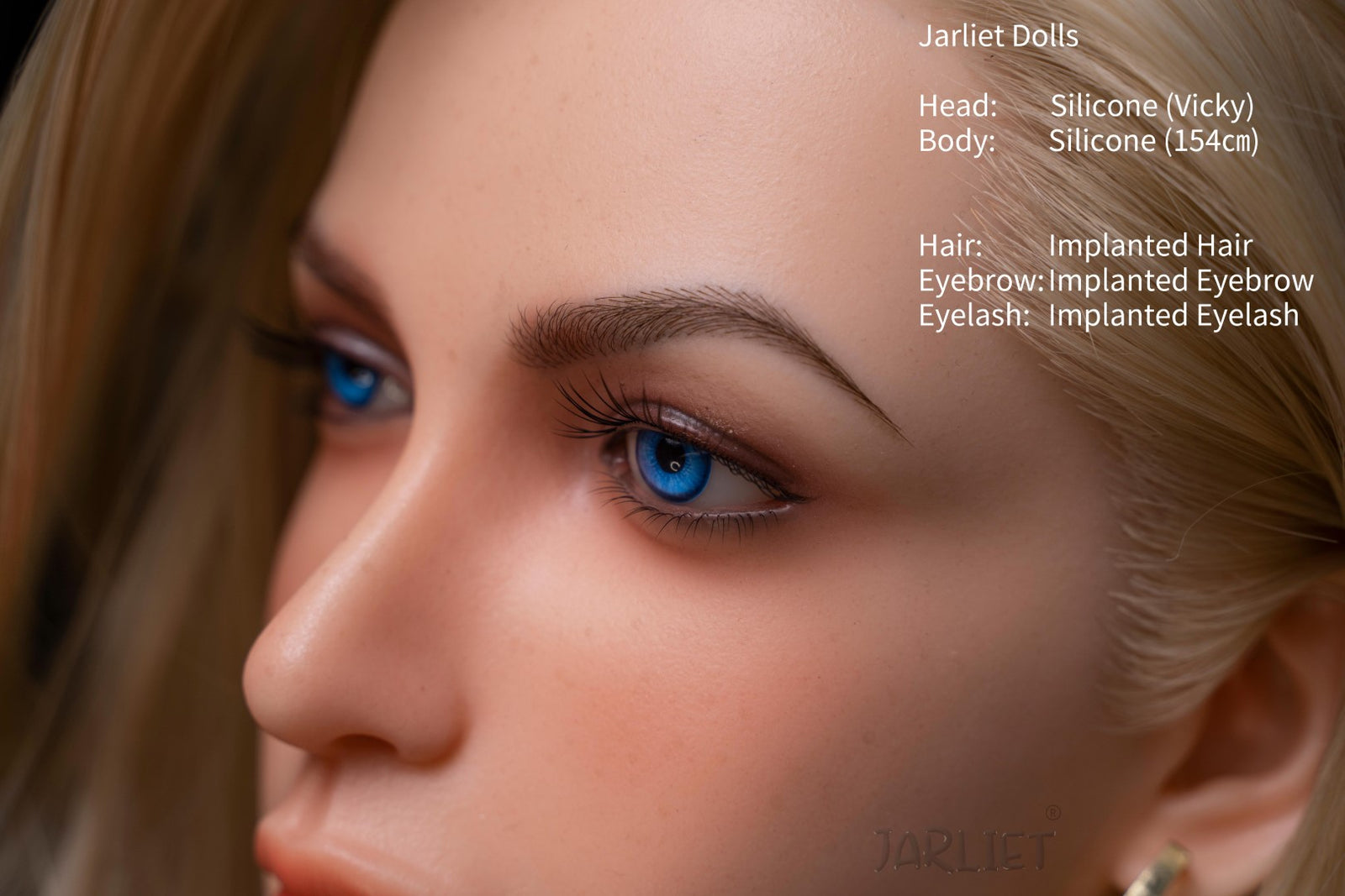 Vicky sekspop (Jarliet 154 cm C-cup siliconen)