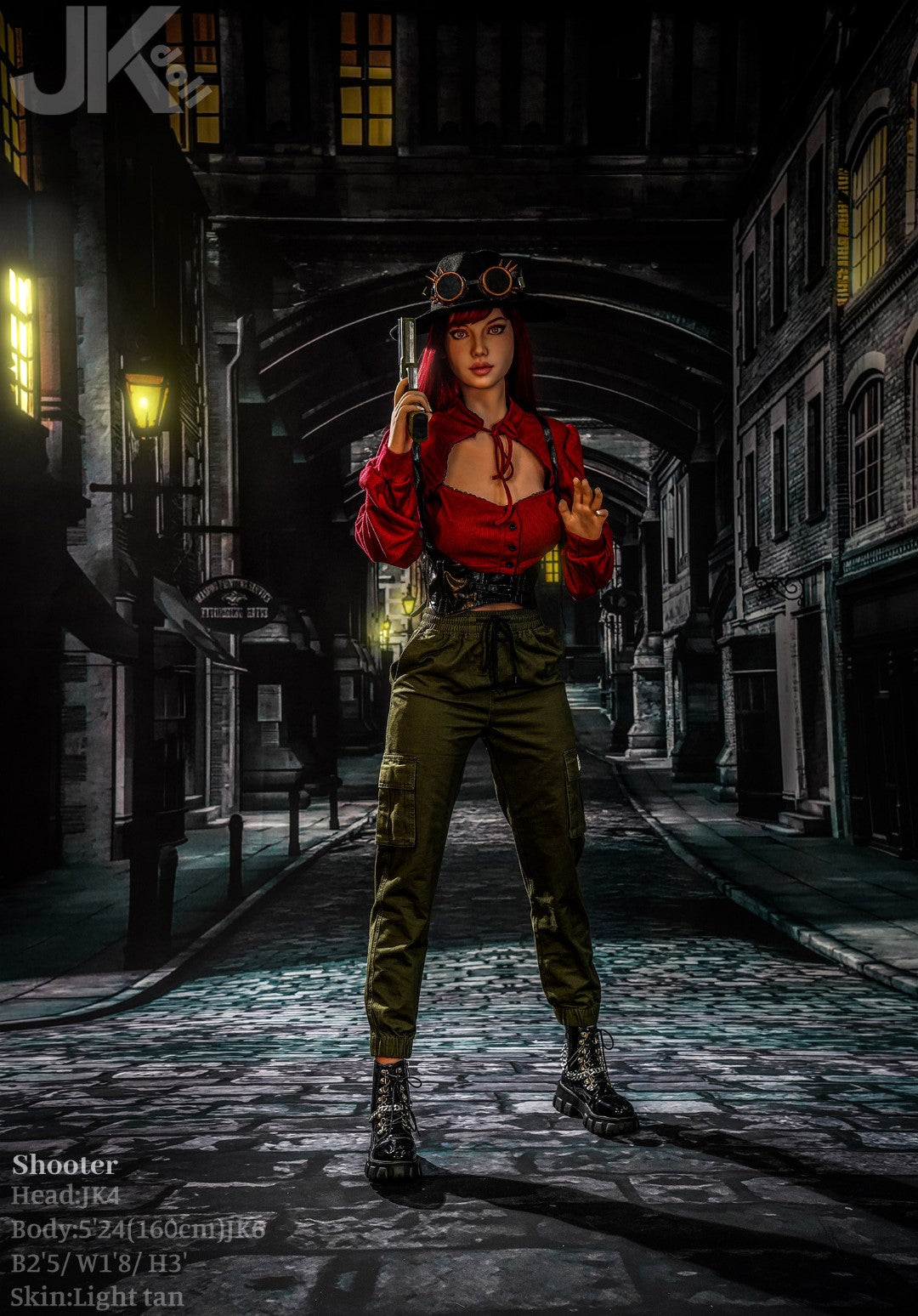 Shotter-sekspop (JK-Doll 160 cm D-cup JK4 TPE)