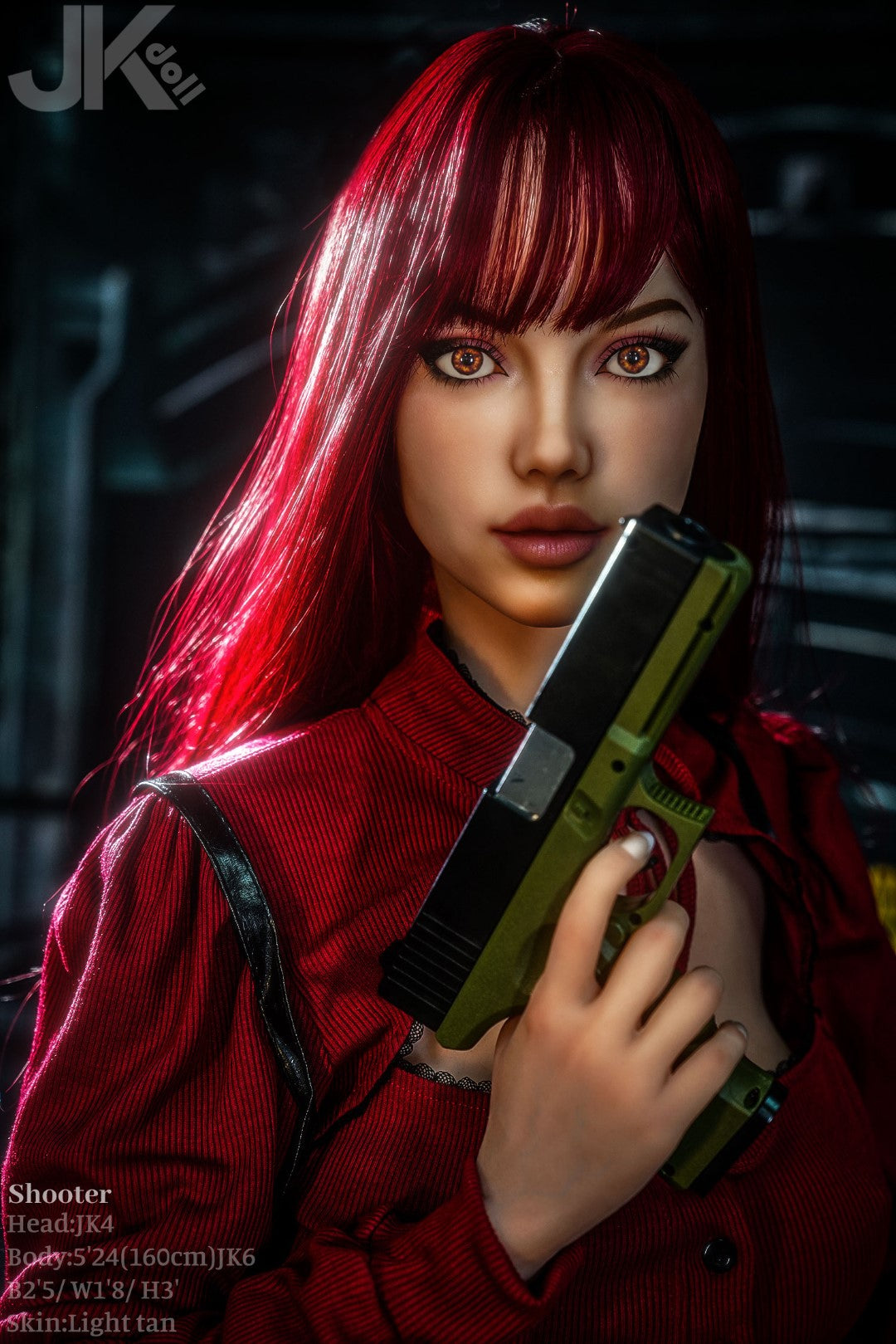 Shotter-sekspop (JK-Doll 160 cm D-cup JK4 TPE)