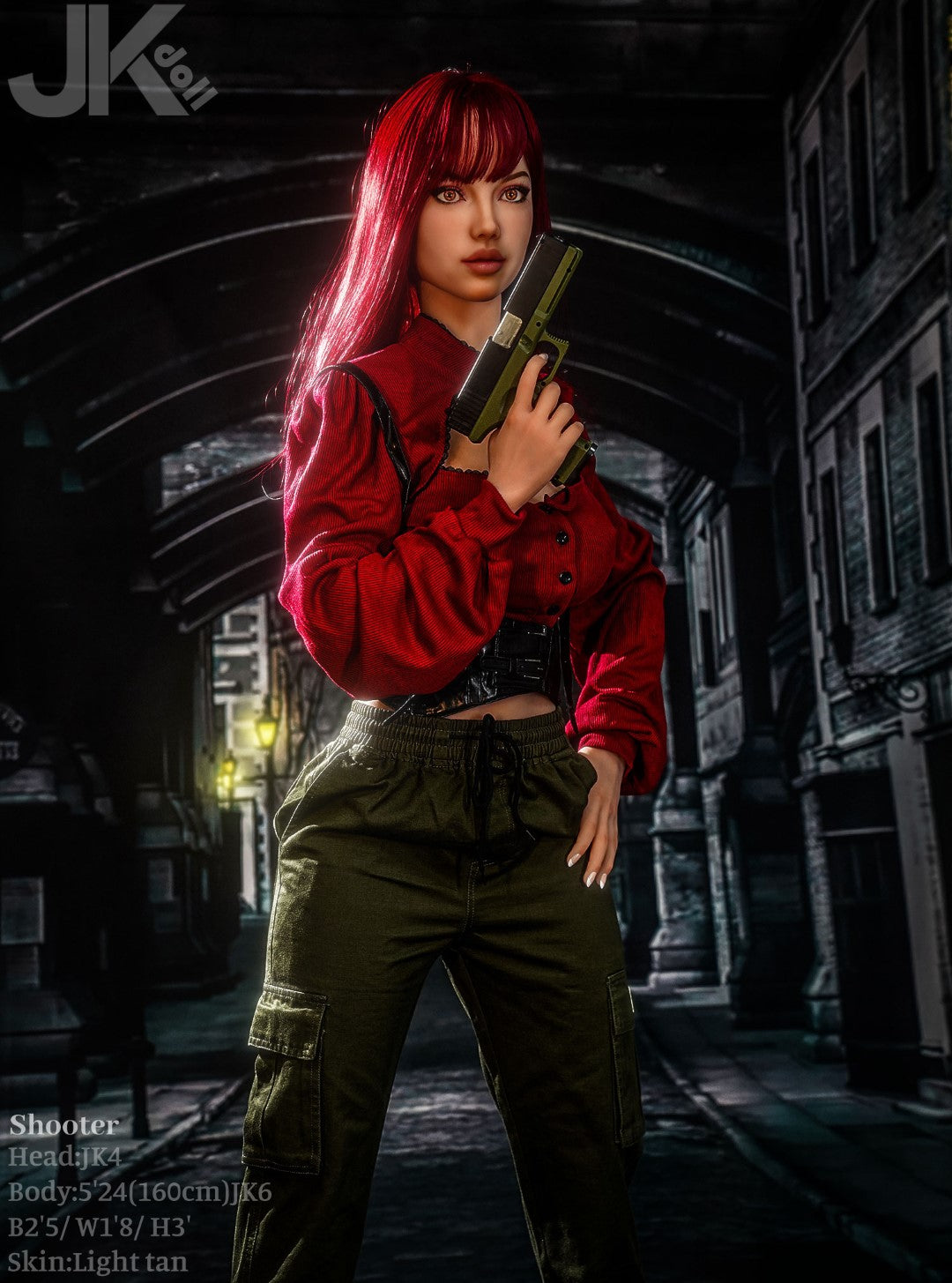 Shotter-sekspop (JK-Doll 160 cm D-cup JK4 TPE)
