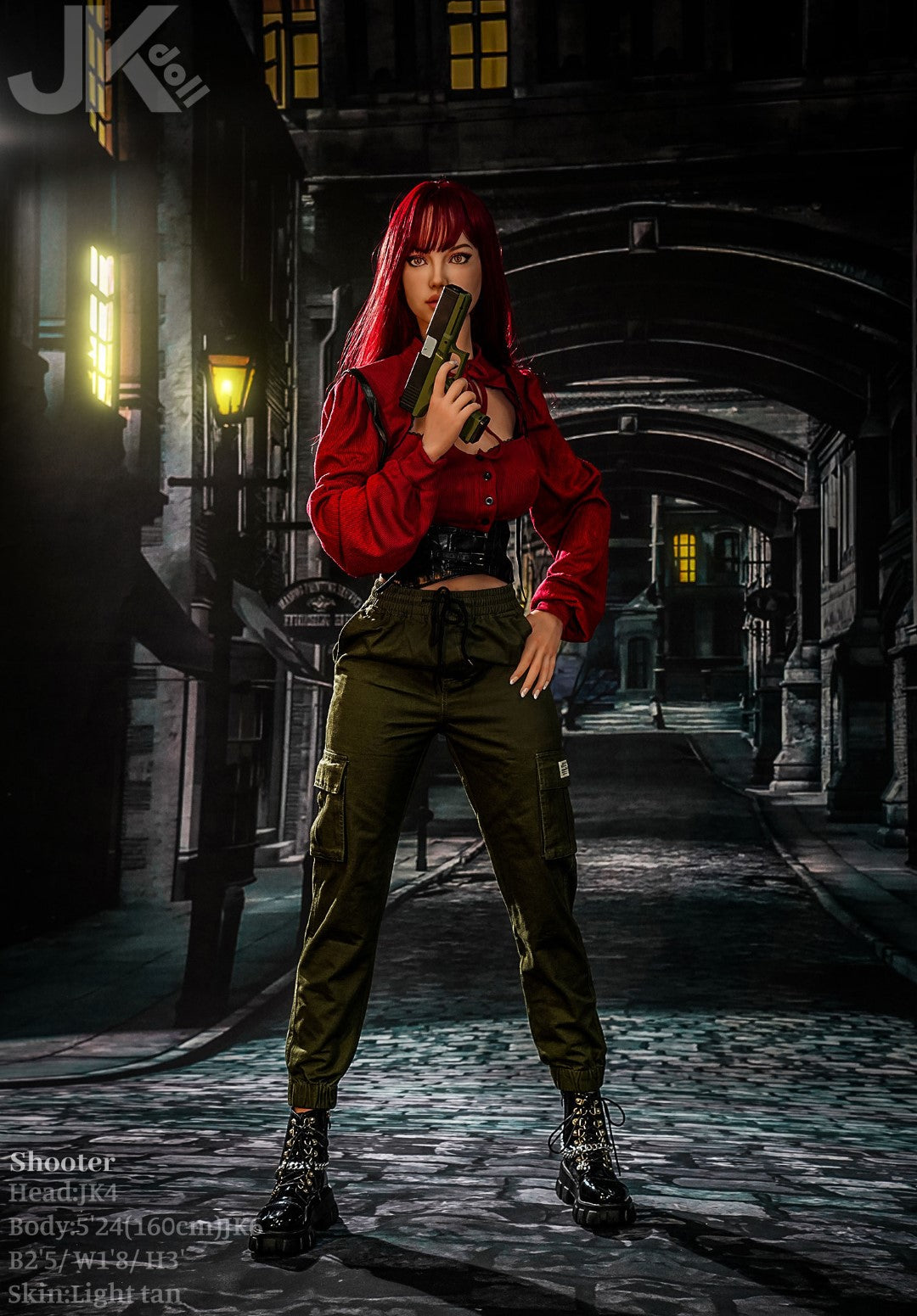 Shotter-sekspop (JK-Doll 160 cm D-cup JK4 TPE)