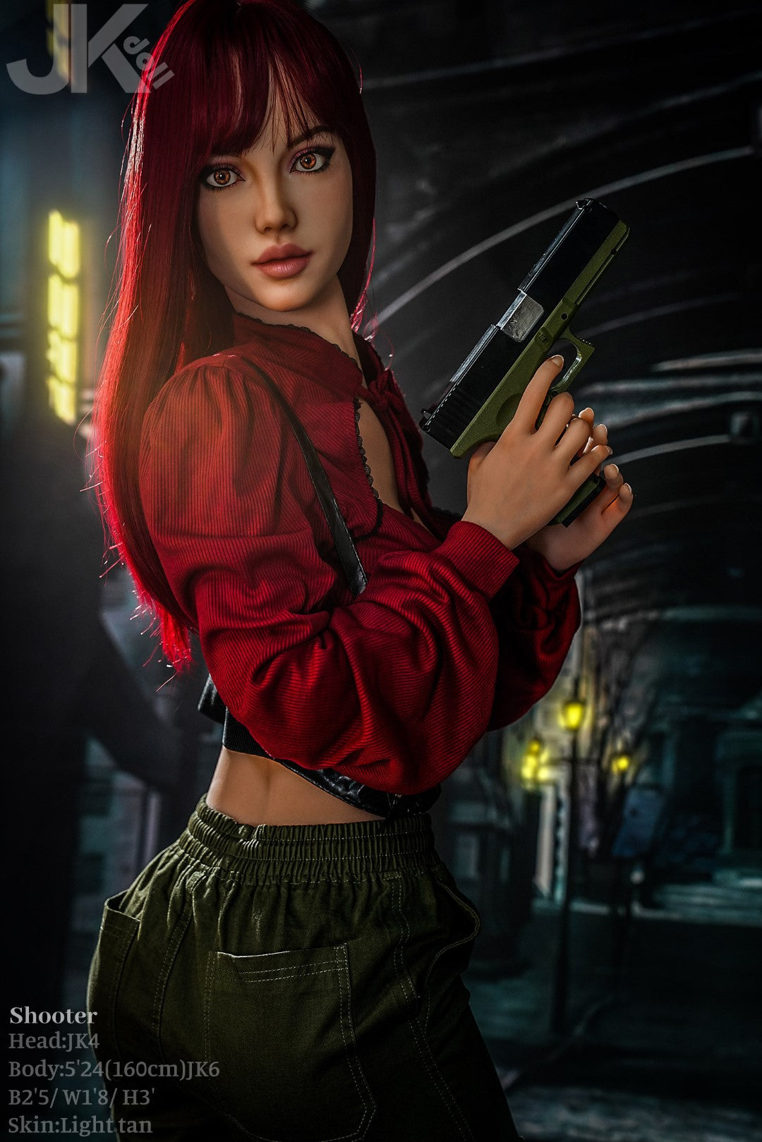 Shotter-sekspop (JK-Doll 160 cm D-cup JK4 TPE)