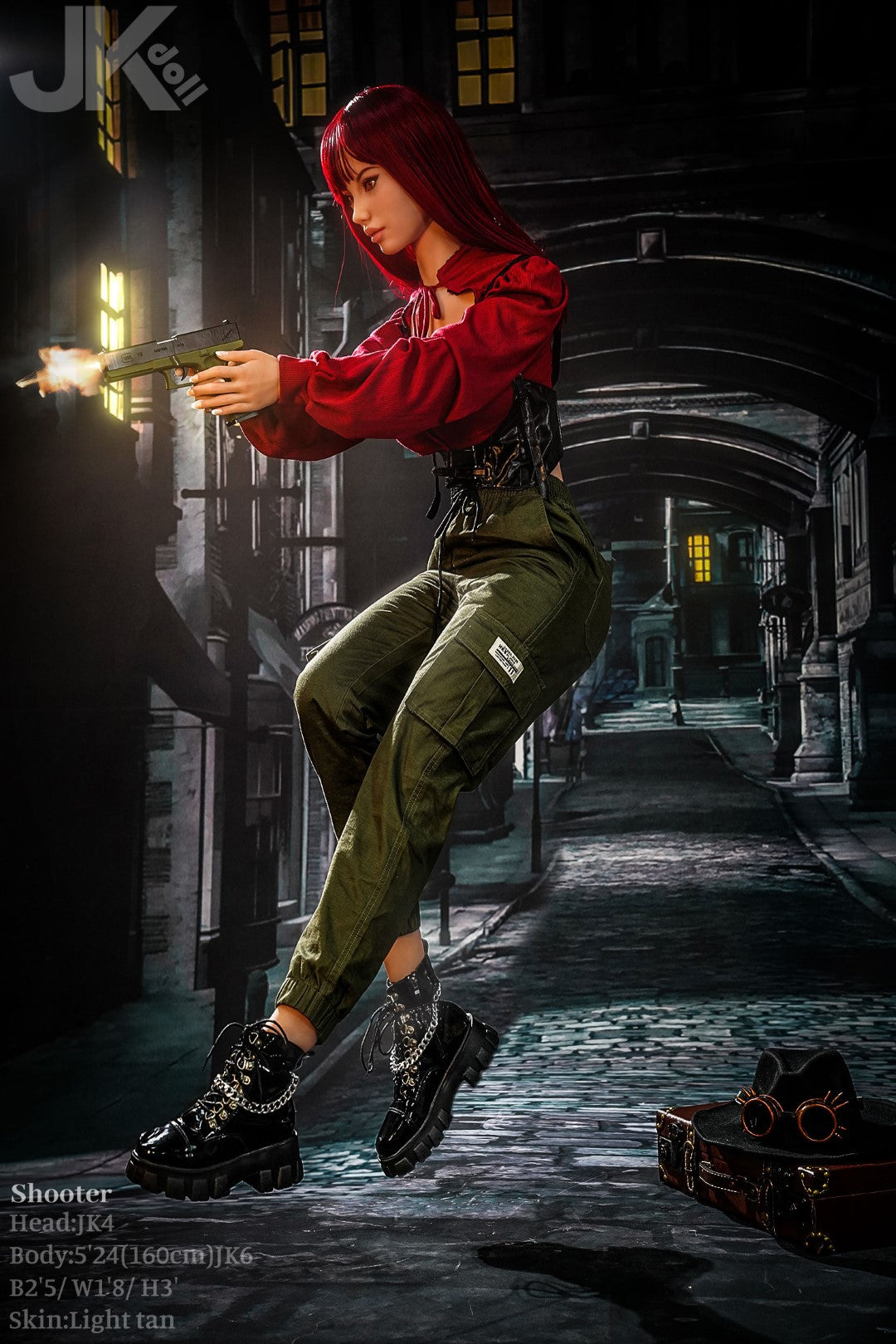 Shotter-sekspop (JK-Doll 160 cm D-cup JK4 TPE)