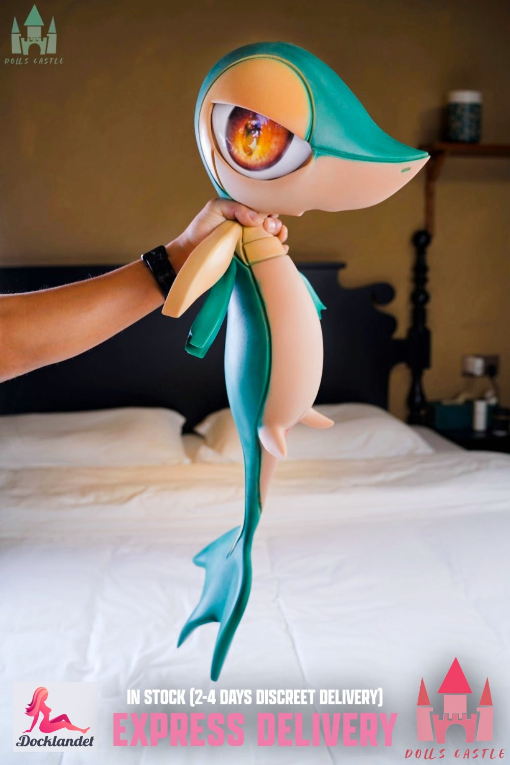 Snivy sekspop (Dolls Castle 80 cm siliconen)