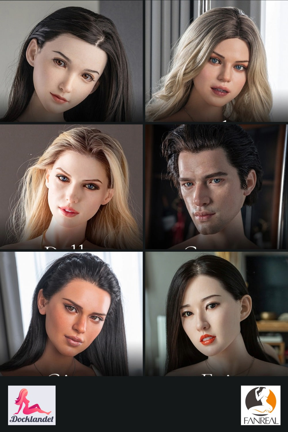 Extra hoofd (FanReal Doll Silicone Original)