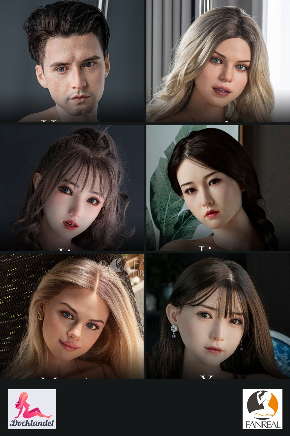 Extra head (Fanreal Doll silicone Original)