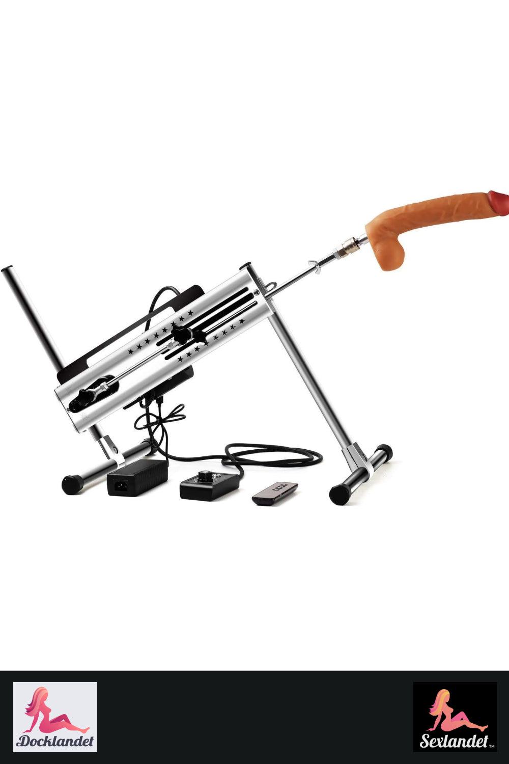 Professionele seksmachine met instelbare snelheid en dubbele bediening - 120W-motor