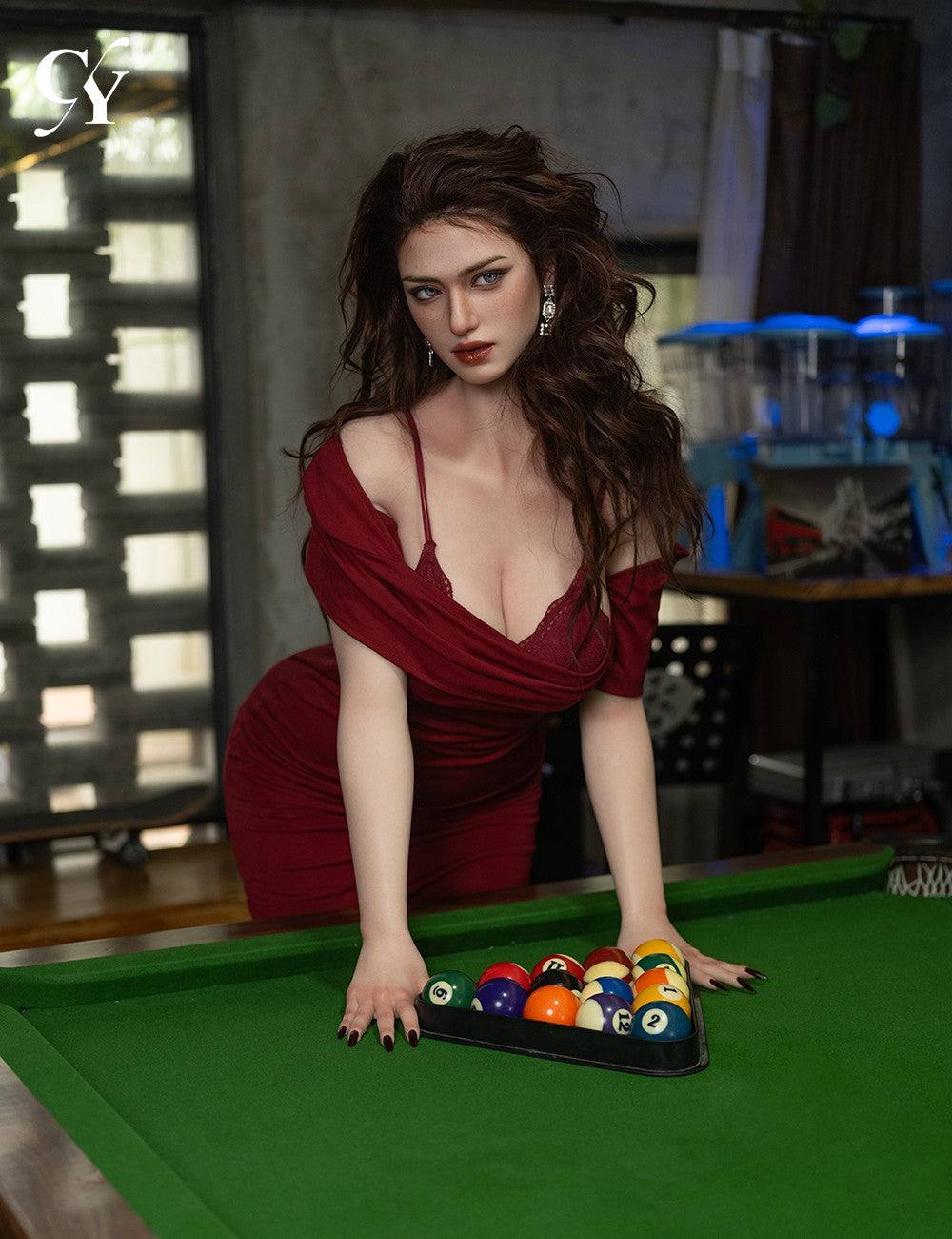 Elva Sex doll (TOP CYDOLL 176cm E-cup TPE+silicone)