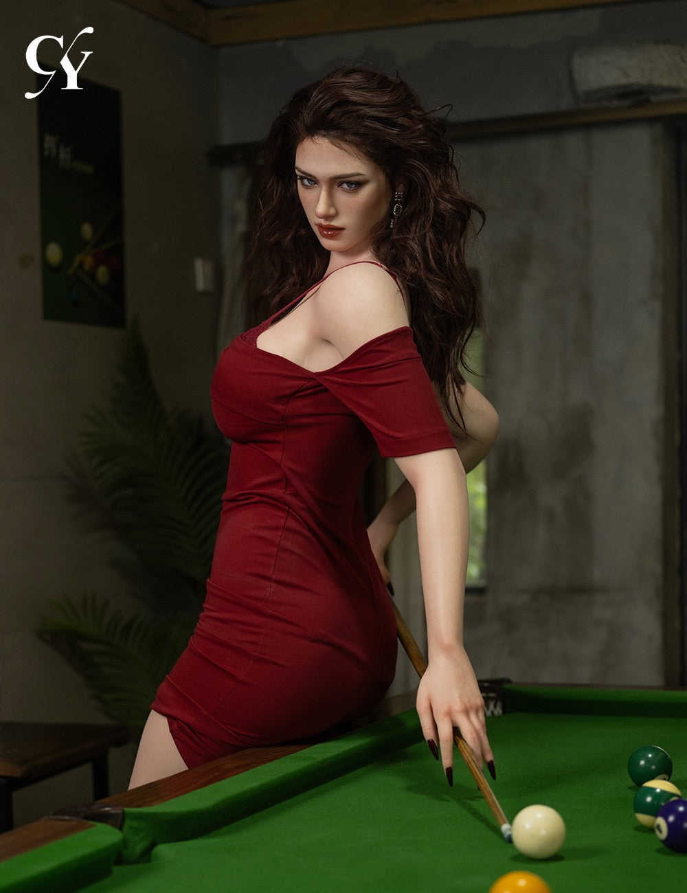 Elva Sex doll (TOP CYDOLL 176cm E-cup TPE+silicone)