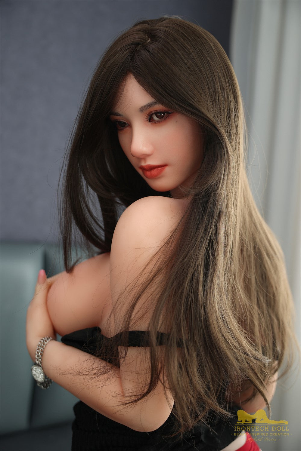 Ella sekspop (Irontech Doll 161cm E-Kupa S30 TPE+Siliconen)