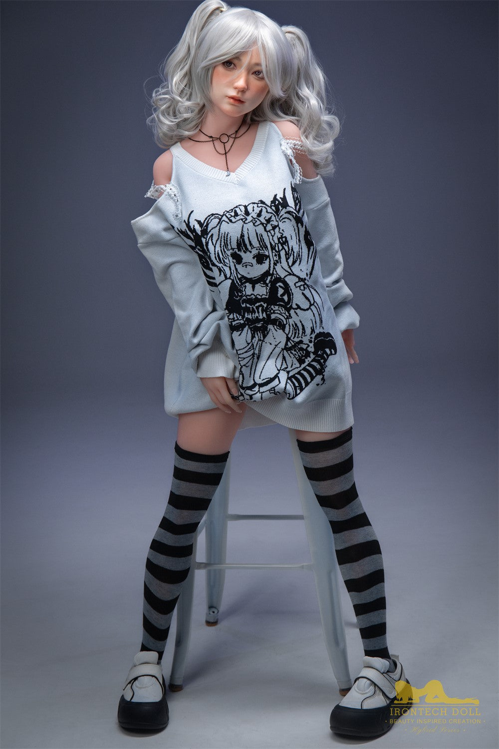 Kimmy-sekspop (Irontech Doll 154 cm F-Cup S10 TPE+Siliconen)