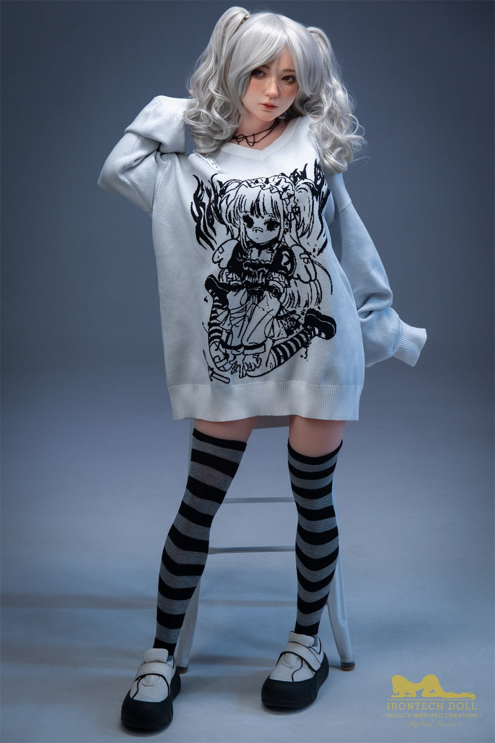 Kimmy-sekspop (Irontech Doll 154 cm F-Cup S10 TPE+Siliconen)