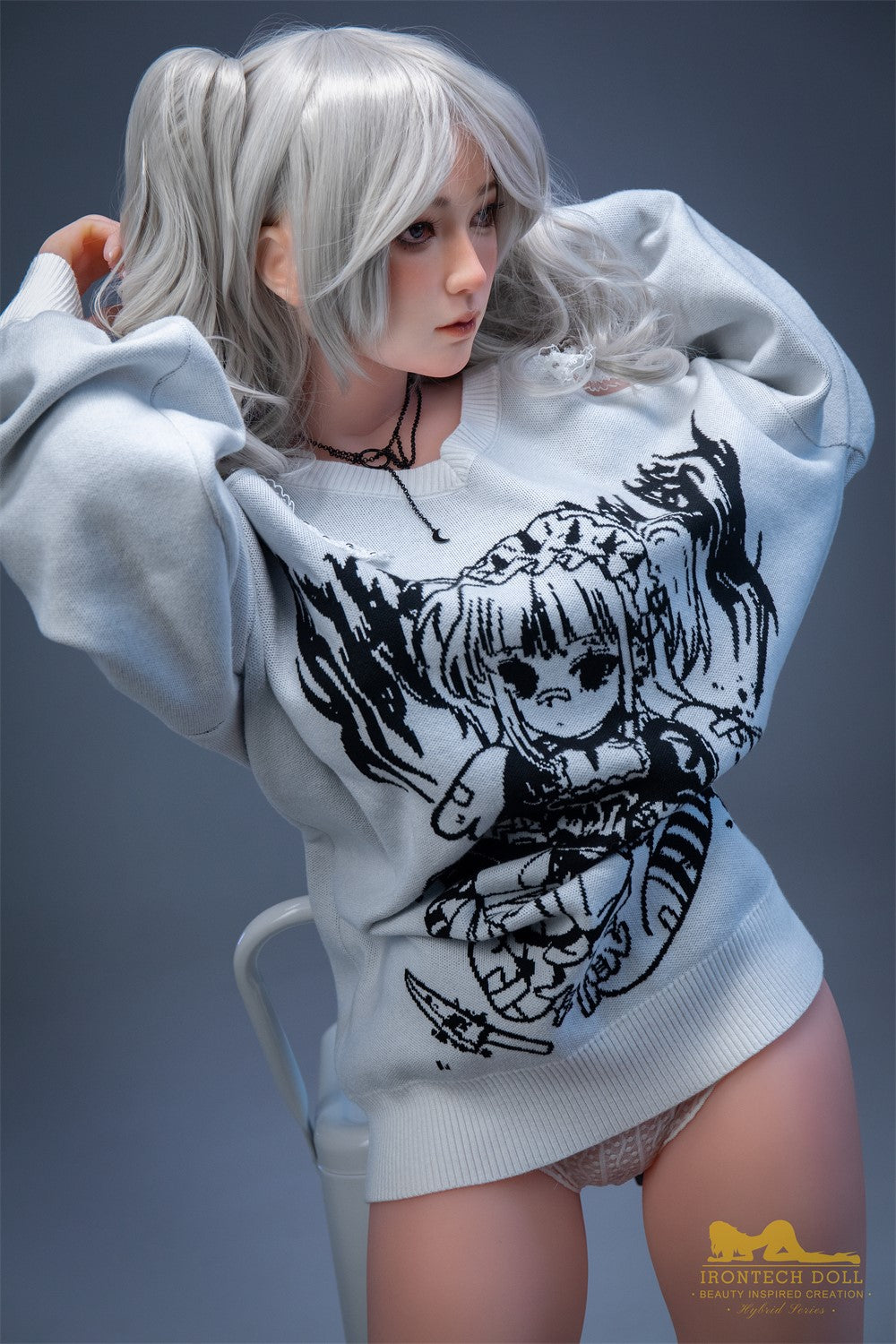 Kimmy-sekspop (Irontech Doll 154 cm F-Cup S10 TPE+Siliconen)