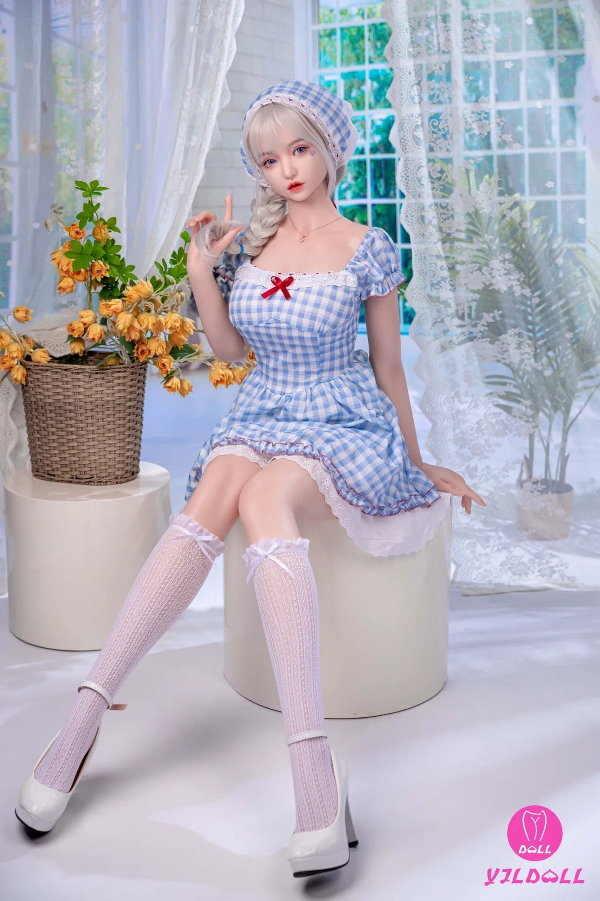 Lv Ling-sekspop (YJL Doll 168 cm E-cup nr. 457 siliconen)