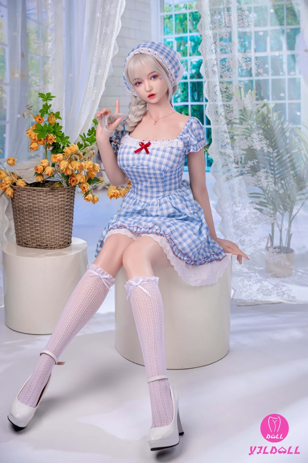 Lv Ling-sekspop (YJL Doll 168 cm E-cup nr. 457 siliconen)