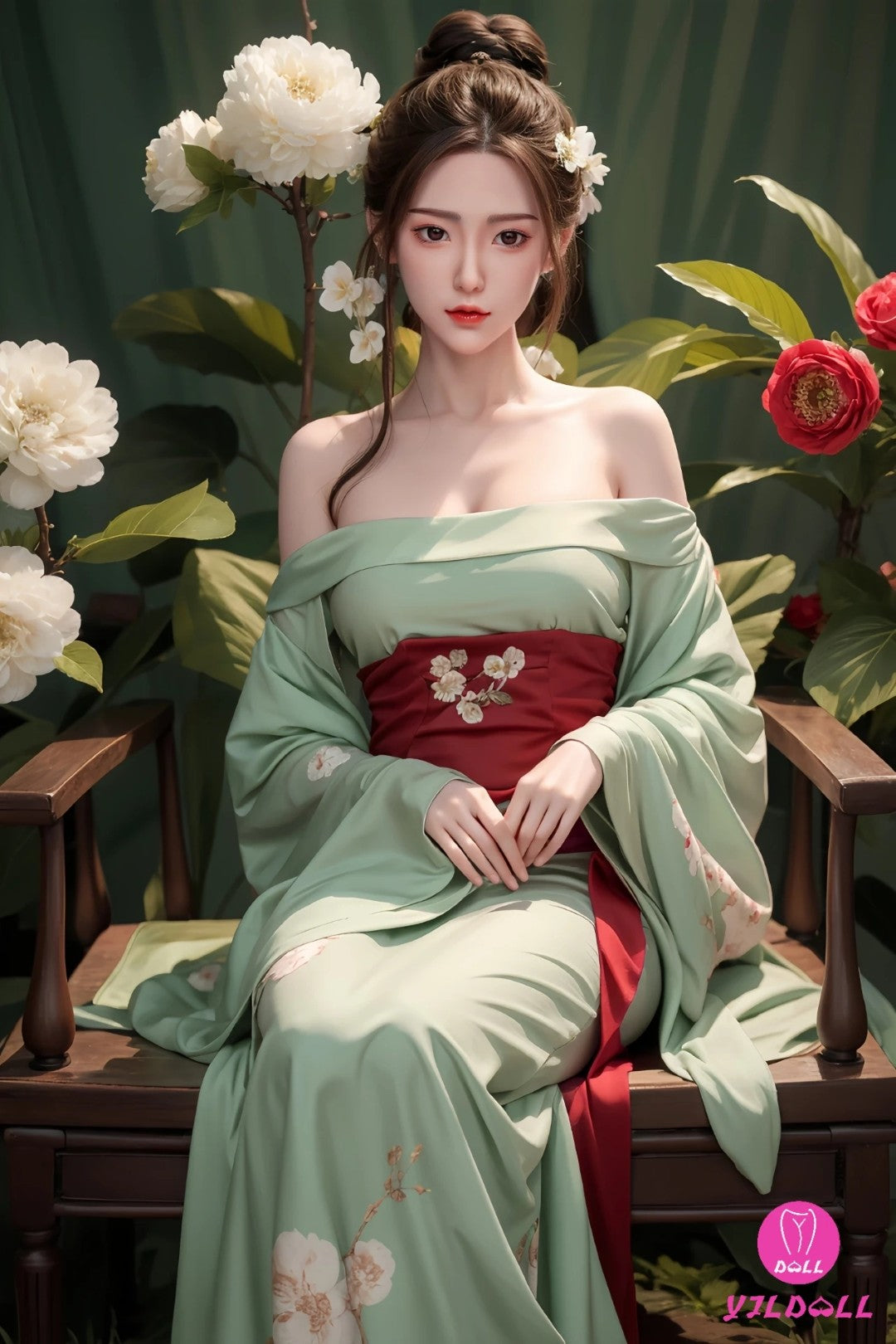 Fan Jing-sekspop (YJL Doll 165 cm D-cup #449 siliconen)