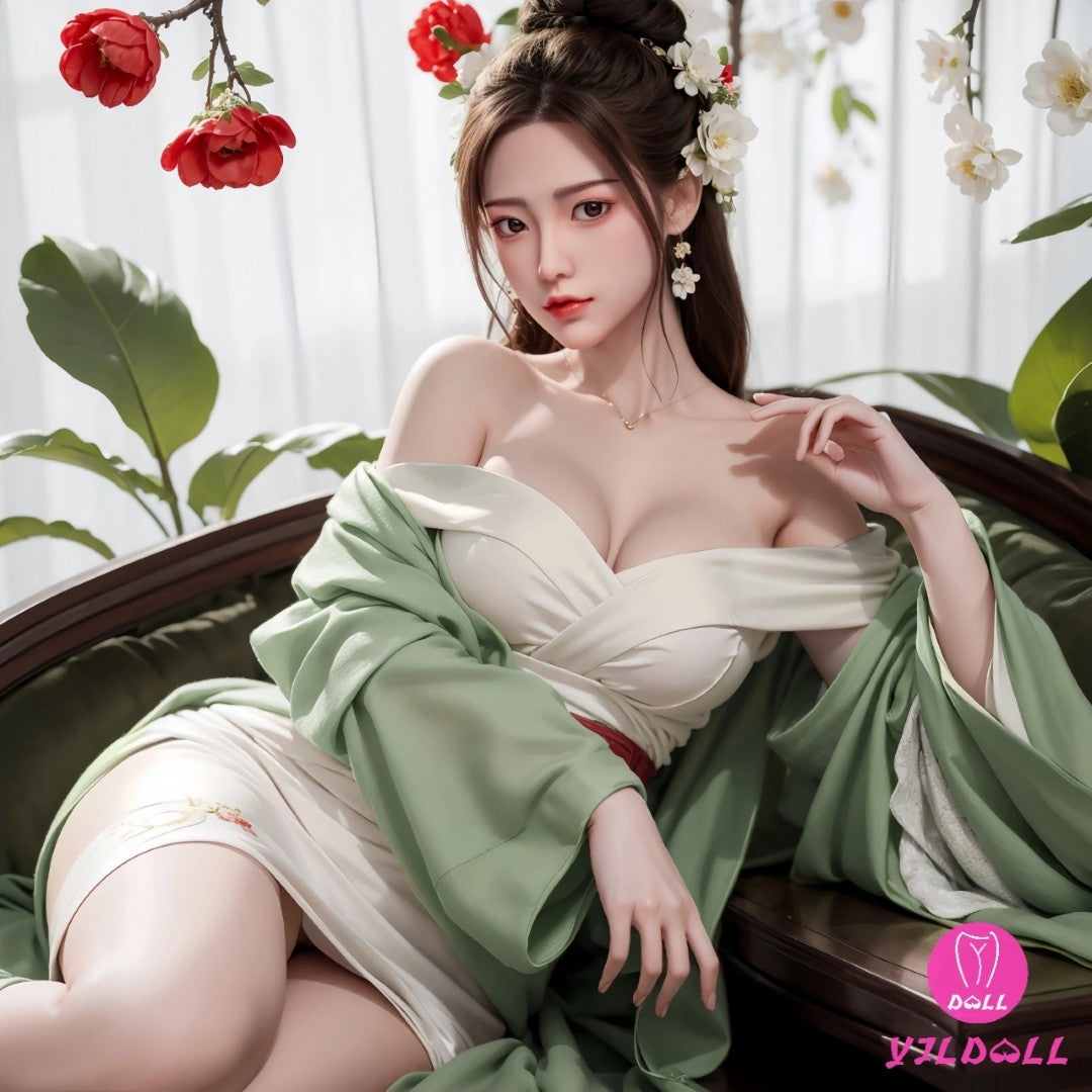 Fan Jing-sekspop (YJL Doll 165 cm D-cup #449 siliconen)
