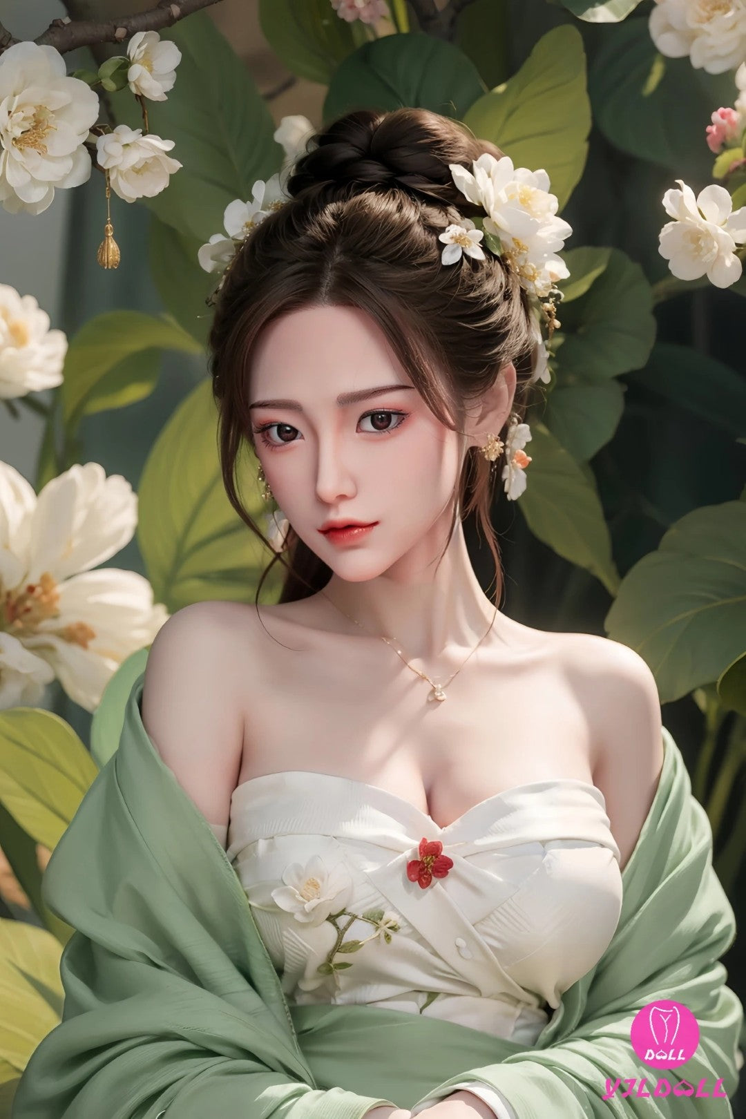 Fan Jing-sekspop (YJL Doll 165 cm D-cup #449 siliconen)