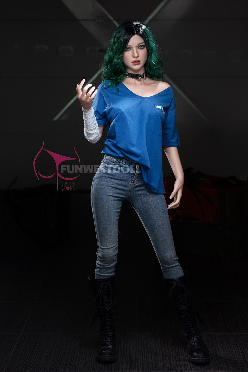 Alexa-sekspop (FunWest Doll 157 cm D-cup #045S siliconen)