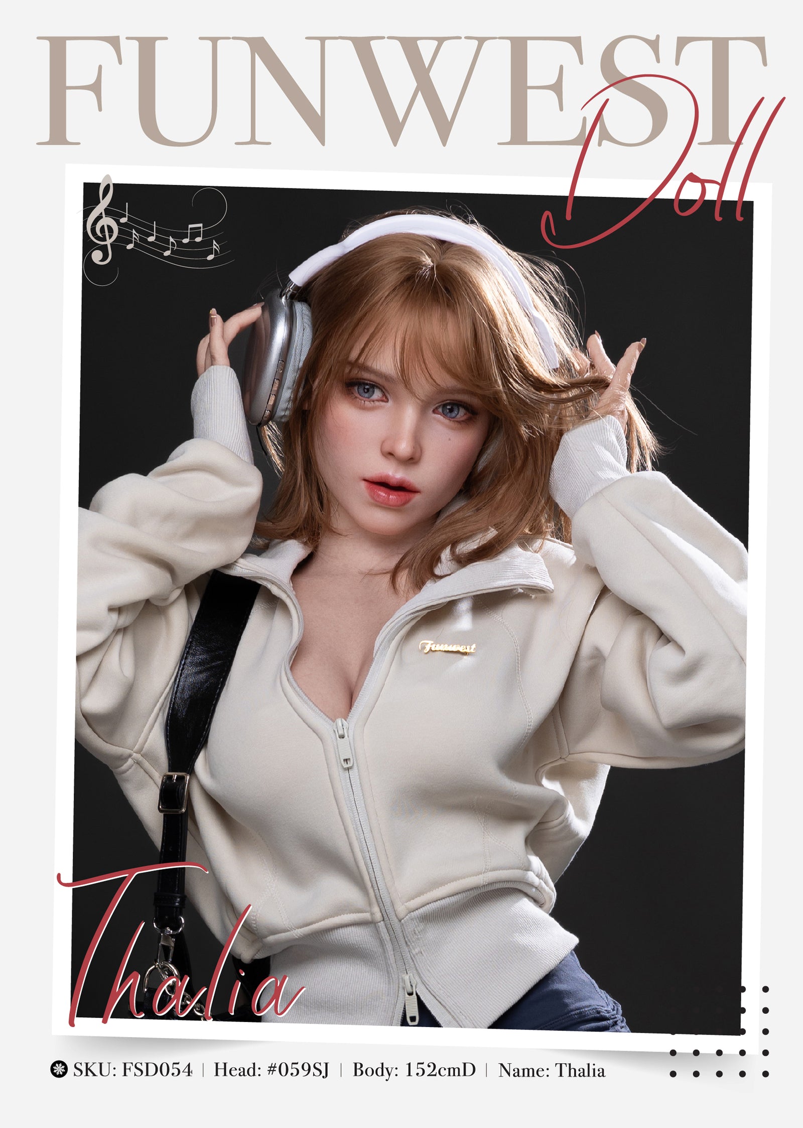 Thalia Sexdocka (FunWest Doll 152cm D-Kupa #059SJ RST Silikon)