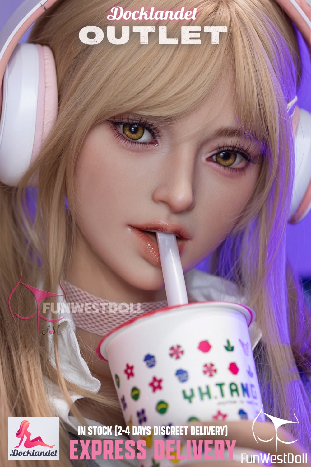 Alice sekspop (FunWest Doll 159 cm A-cup #038 TPE) EXPRESS DE UITLAAT