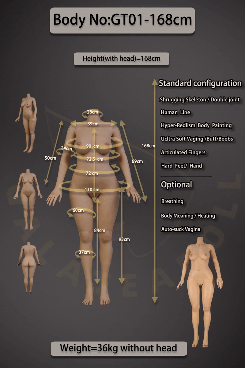 Ella sekspop (Galatea Doll 168 cm C-cup #047 siliconen)