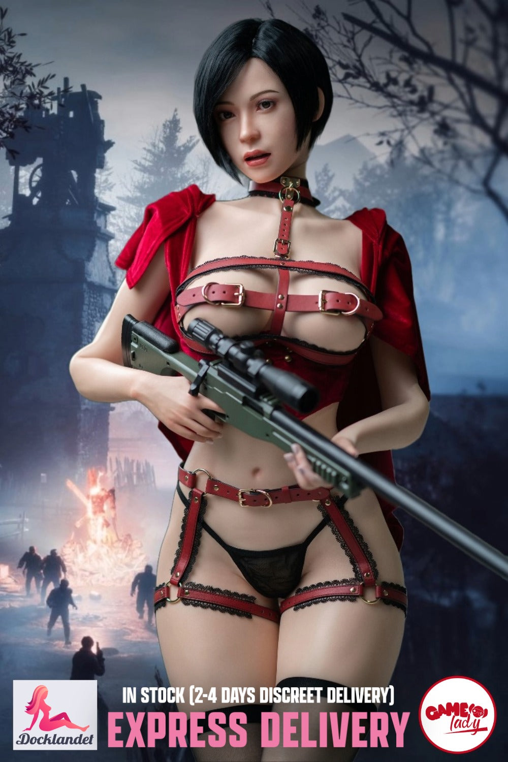 Ada Wong Sex doll (Game Lady 171cm G-cup No. 21 silicone)